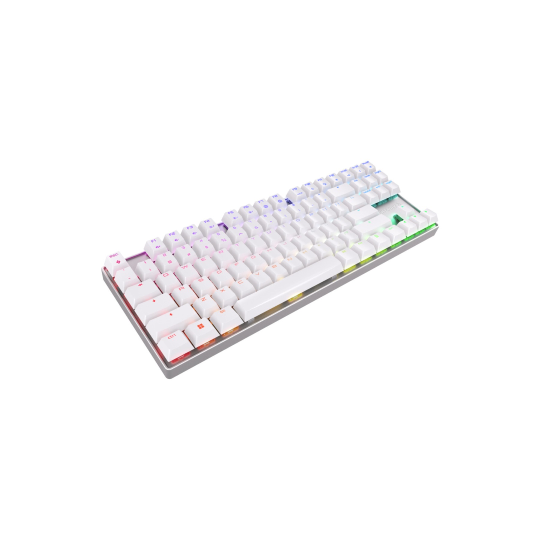 Cherry Tastatur »MX 8.2 TKL Wireless RGB« (Fn-Tasten | Funktionstasten | Gaming-Modus | Lautstärkeregler | USB-Anschluss | ausklappbare Füße | verstellbare Füße)