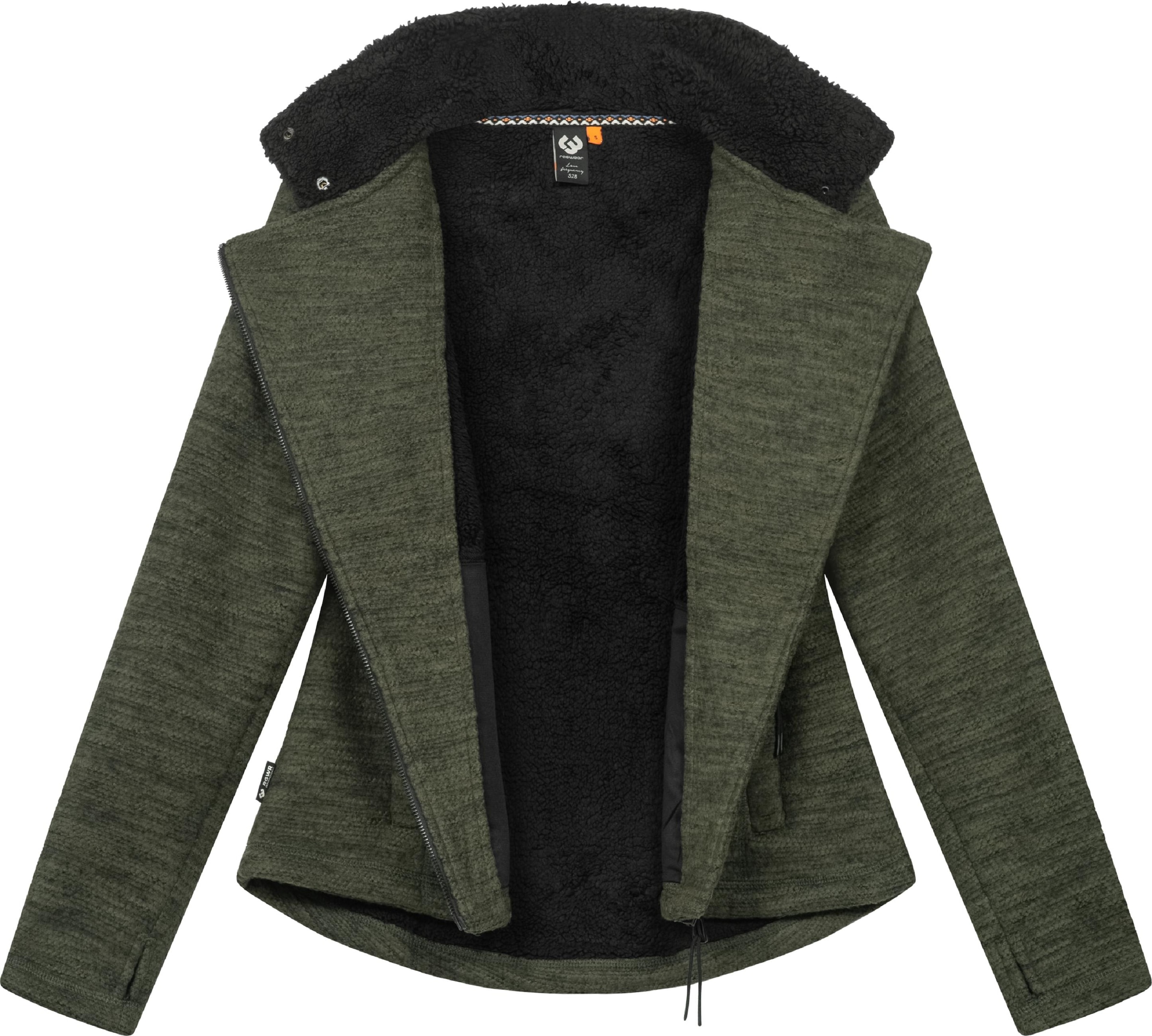 Ragwear Strickfleecejacke »Strickfleecejacke Saskie Melange«