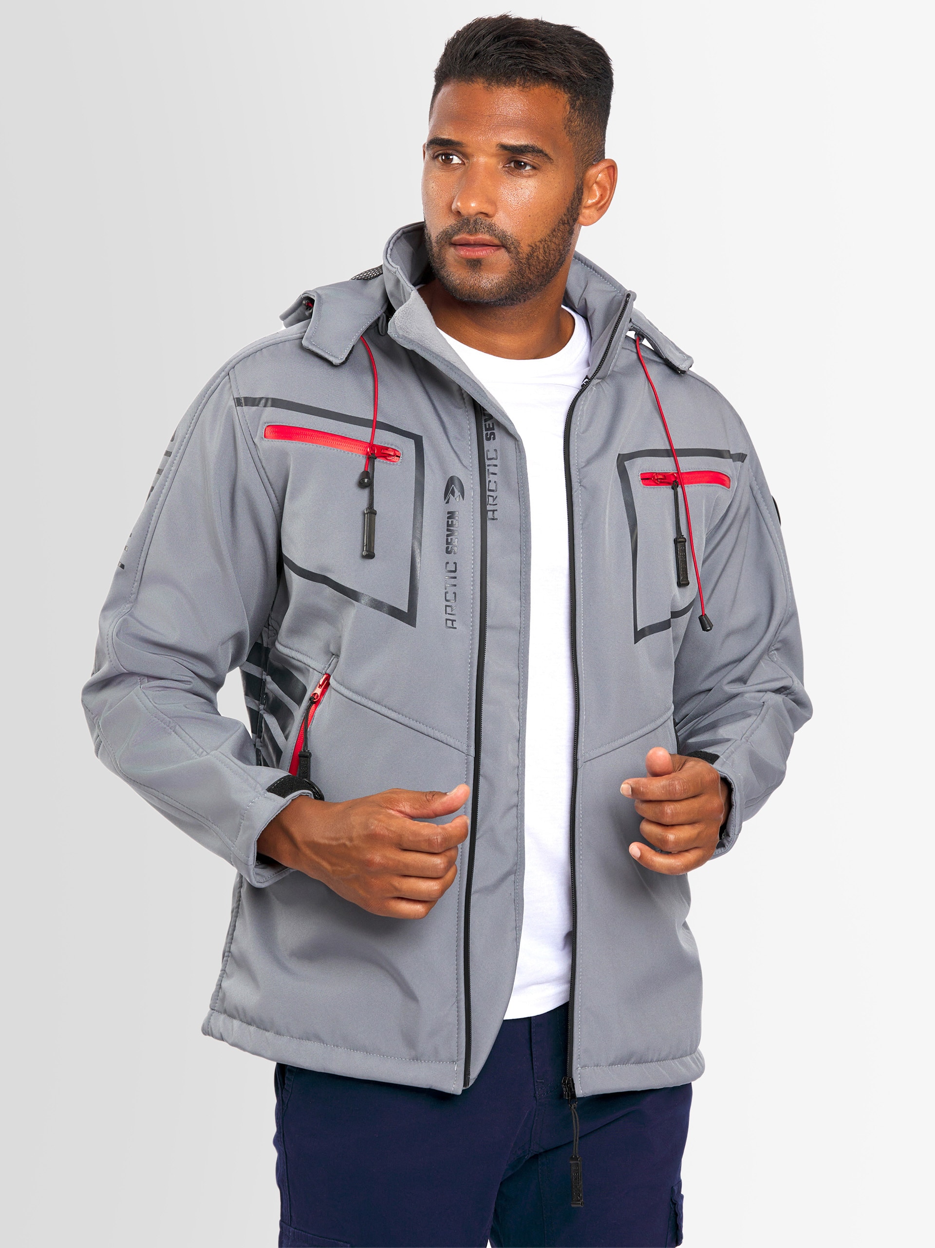 Arctic Seven Softshelljacke »Arctic Seven Herren Softshell Jacke AS088«