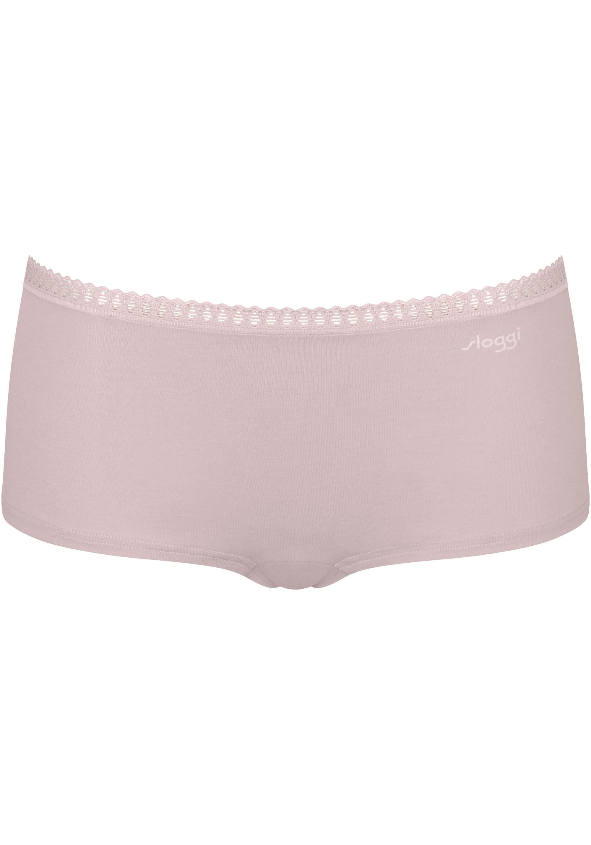 sloggi Panty »GO Crush Short C3P«, (3er Pack), mit Spitzendetails