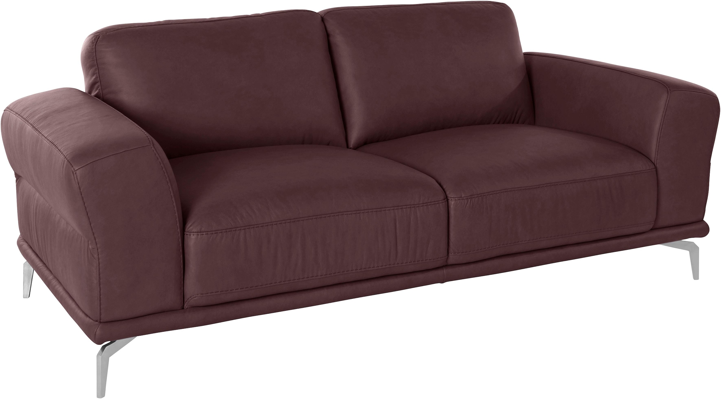 W.SCHILLIG 2-Sitzer »montanaa«, mit Metallfüßen in Chrom glänzend, Breite 192 cm