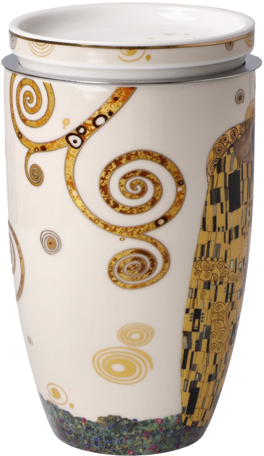 Goebel Tasse »Klimt«, Artis Orbis, Teetasse mit Deckel/Sieb, Metall, Gustav  Klimt - Der Kuss mit 3 Jahren XXL Garantie