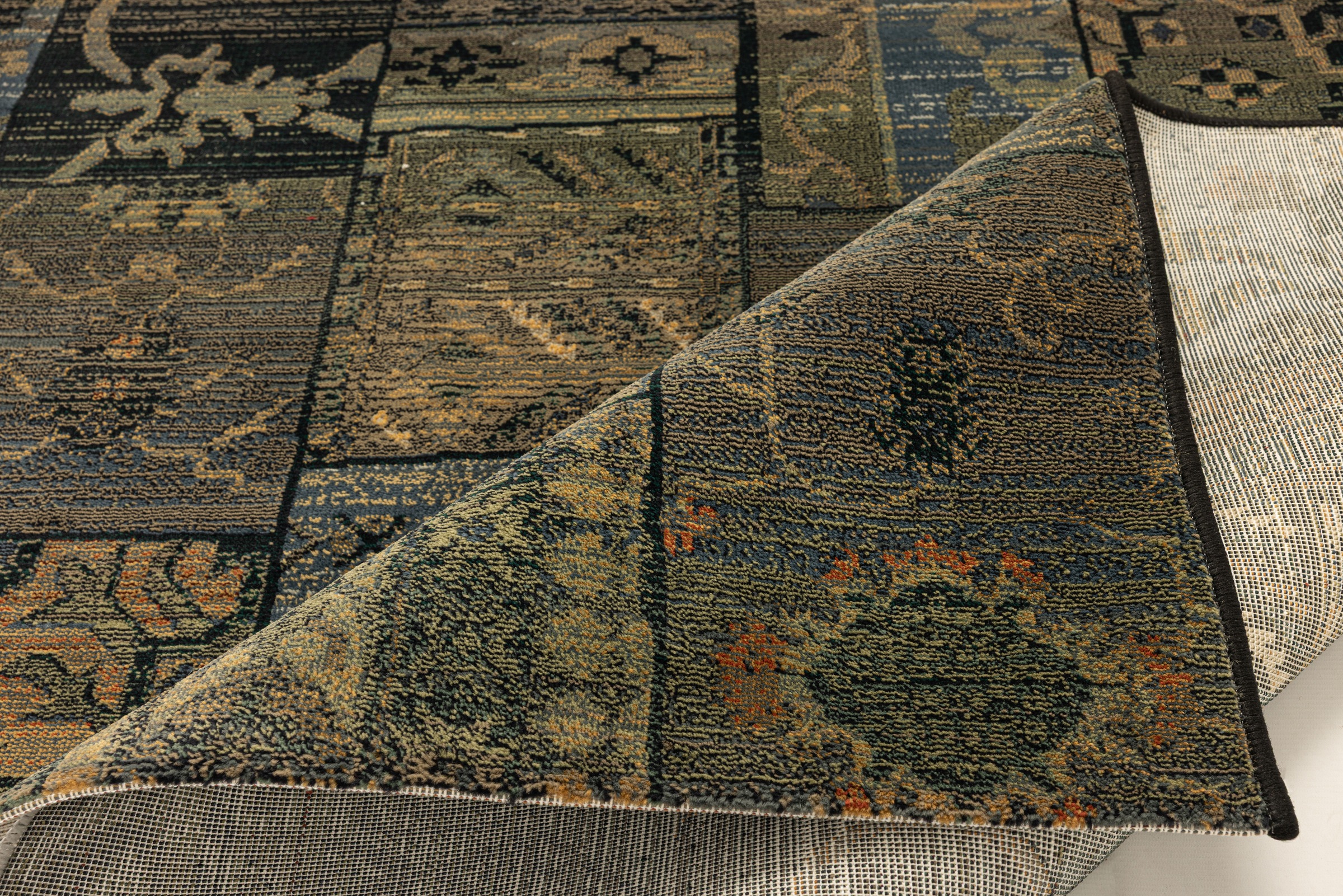 THEKO Teppich »Gabiro 5504« rechteckig 10 mm Höhe Melange-Effekt, Patchwork Design, auch als Läufer, Wohnzimmer