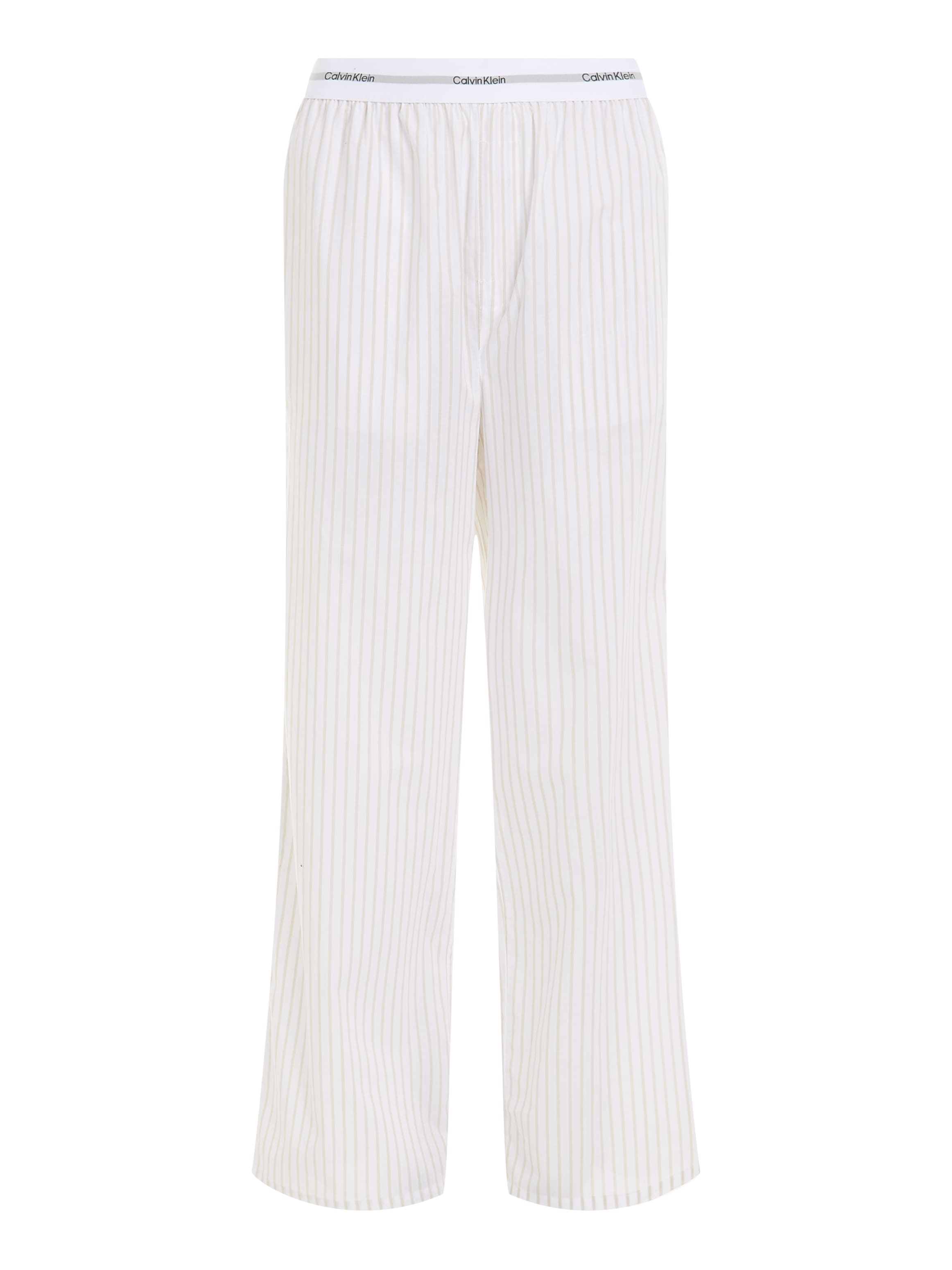 Calvin Klein Underwear Homewearhose »LOGO WB POPLIN PANT«, mit elastischem Logo-Bund