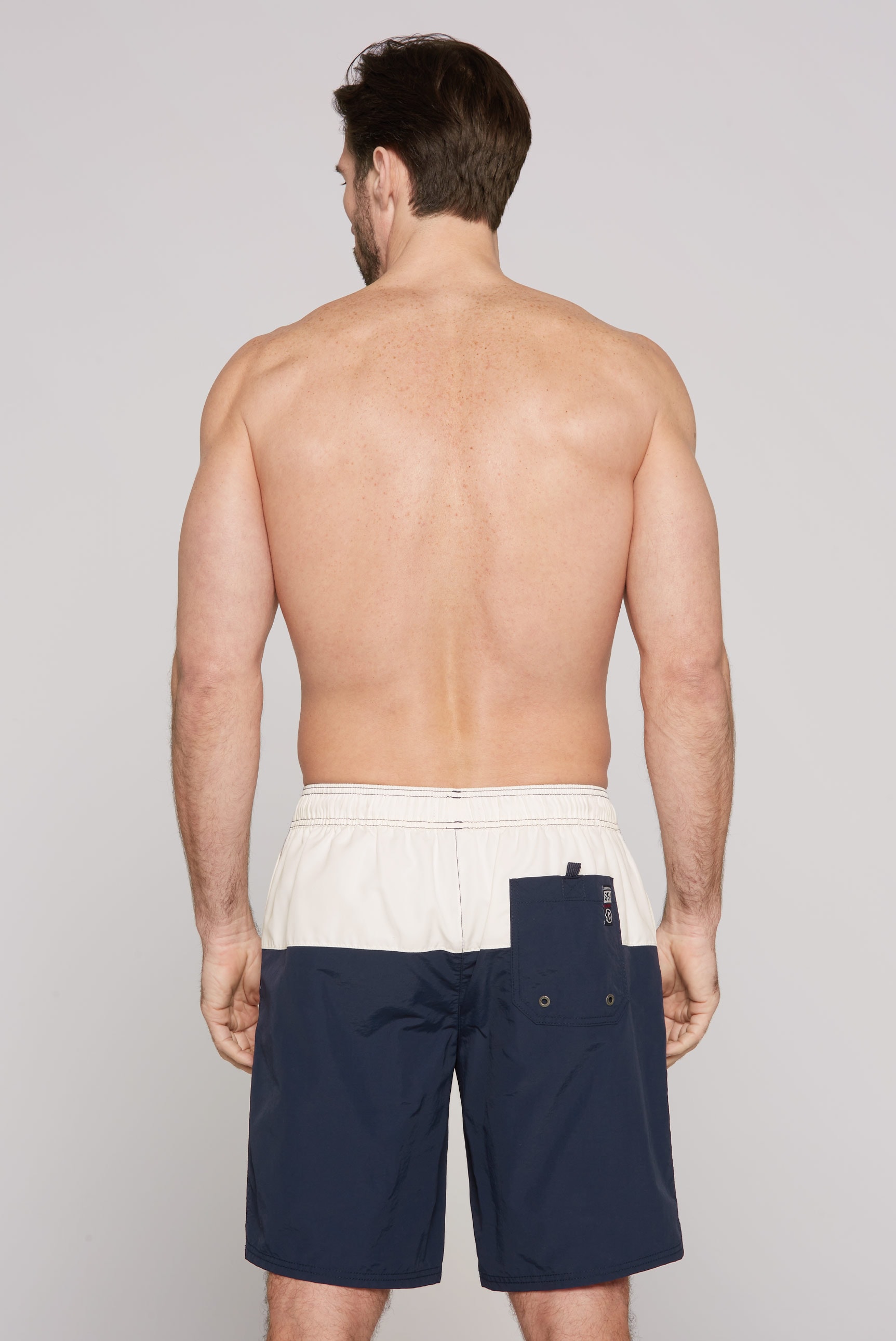 CAMP DAVID Badeshorts mit Logo Print