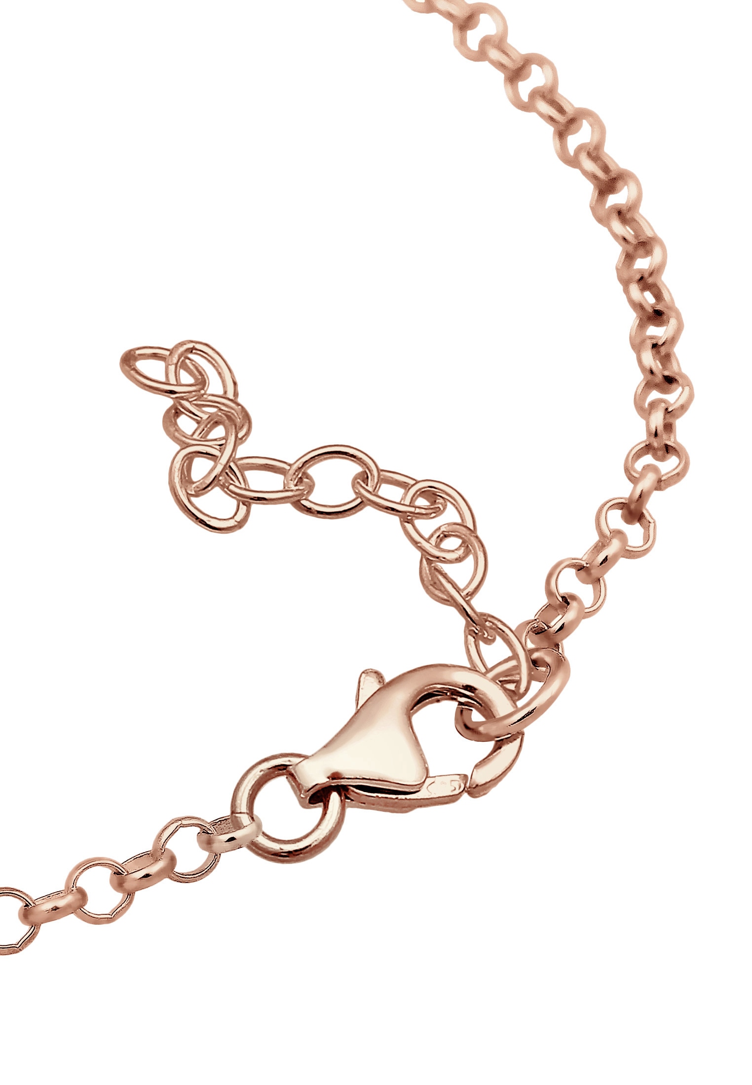 Elli Armkette »Armband Infinity Weiß 925 Silber Rosegold, mit Kristallen von Swarovski®«