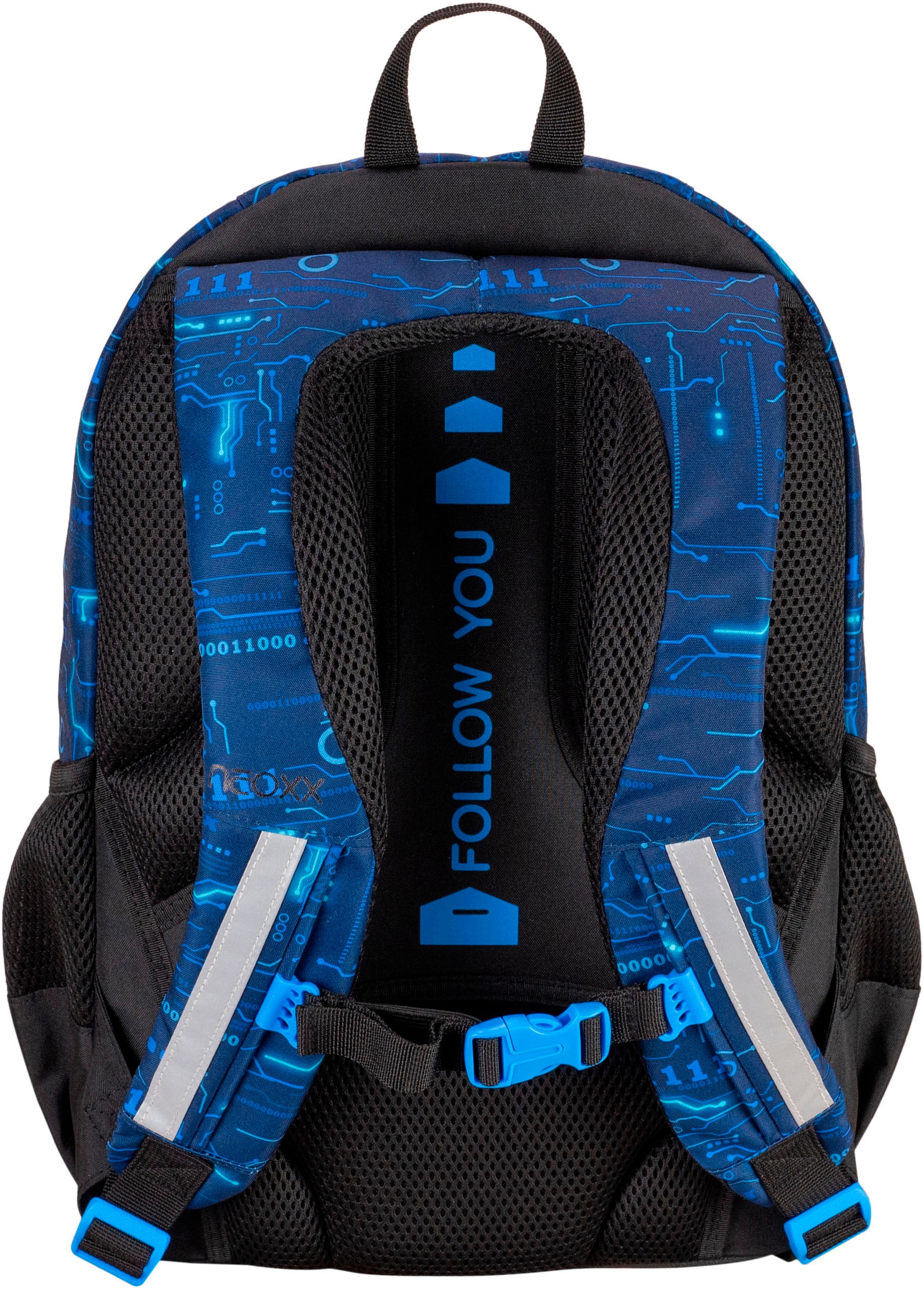neoxx Schulrucksack »Flow, Next Level«, teilweise aus recyceltem Material