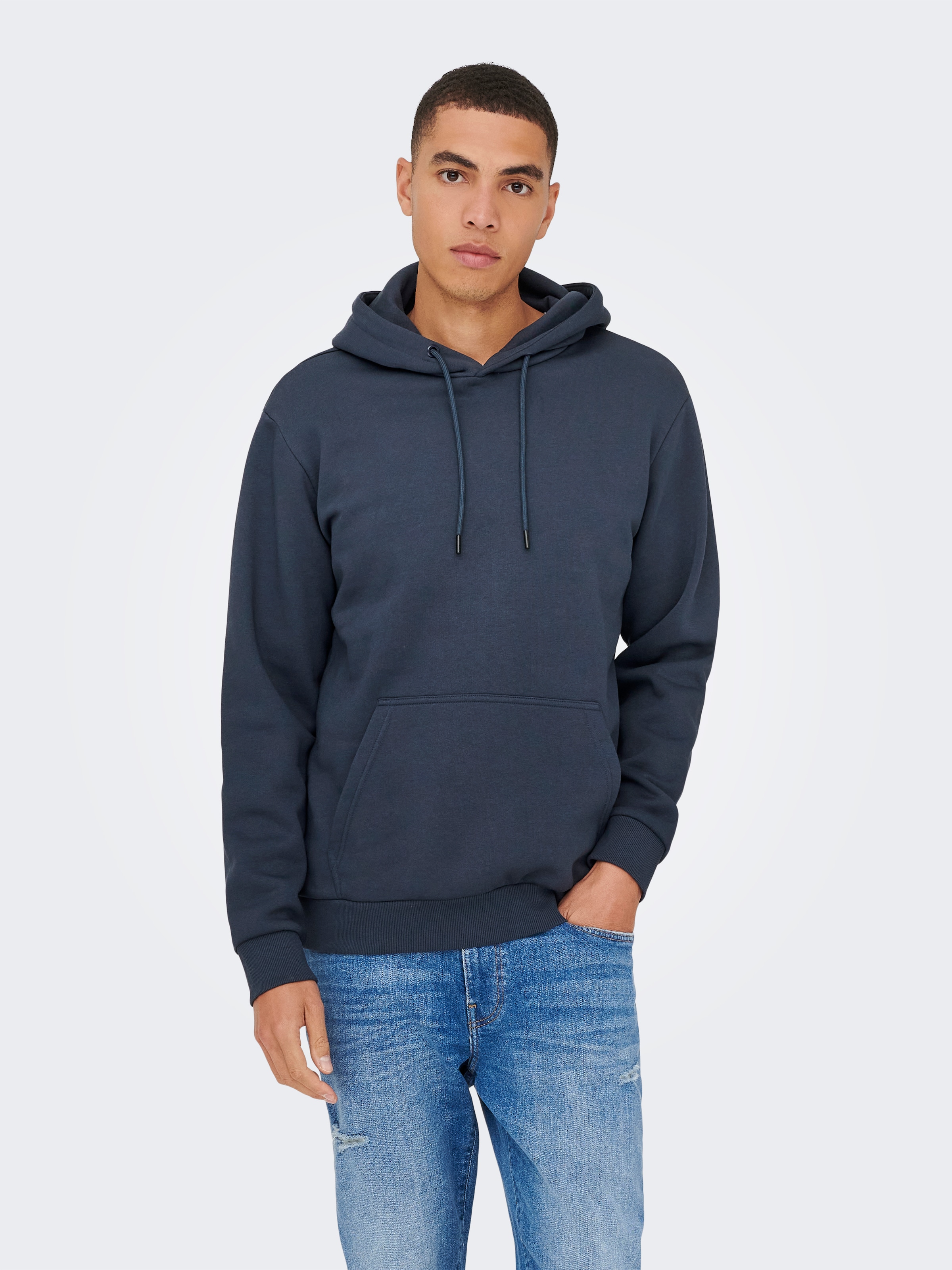 ONLY & SONS Kapuzensweatshirt »ONSCERES HOODIE SWEAT NOOS«, Baumwollmischung, regular fit

