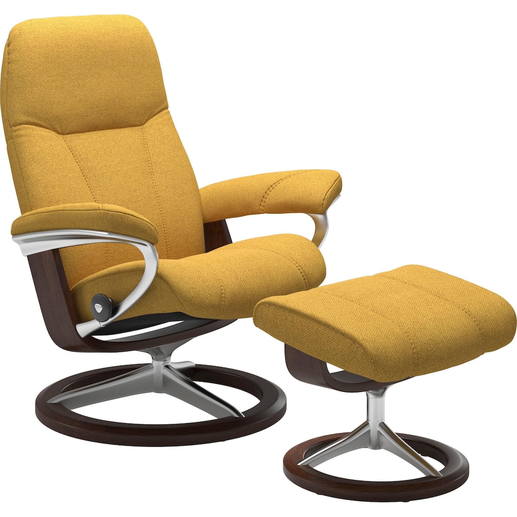 Stressless® Relaxsessel »Consul«, (Set, Relaxsessel mit Hocker)