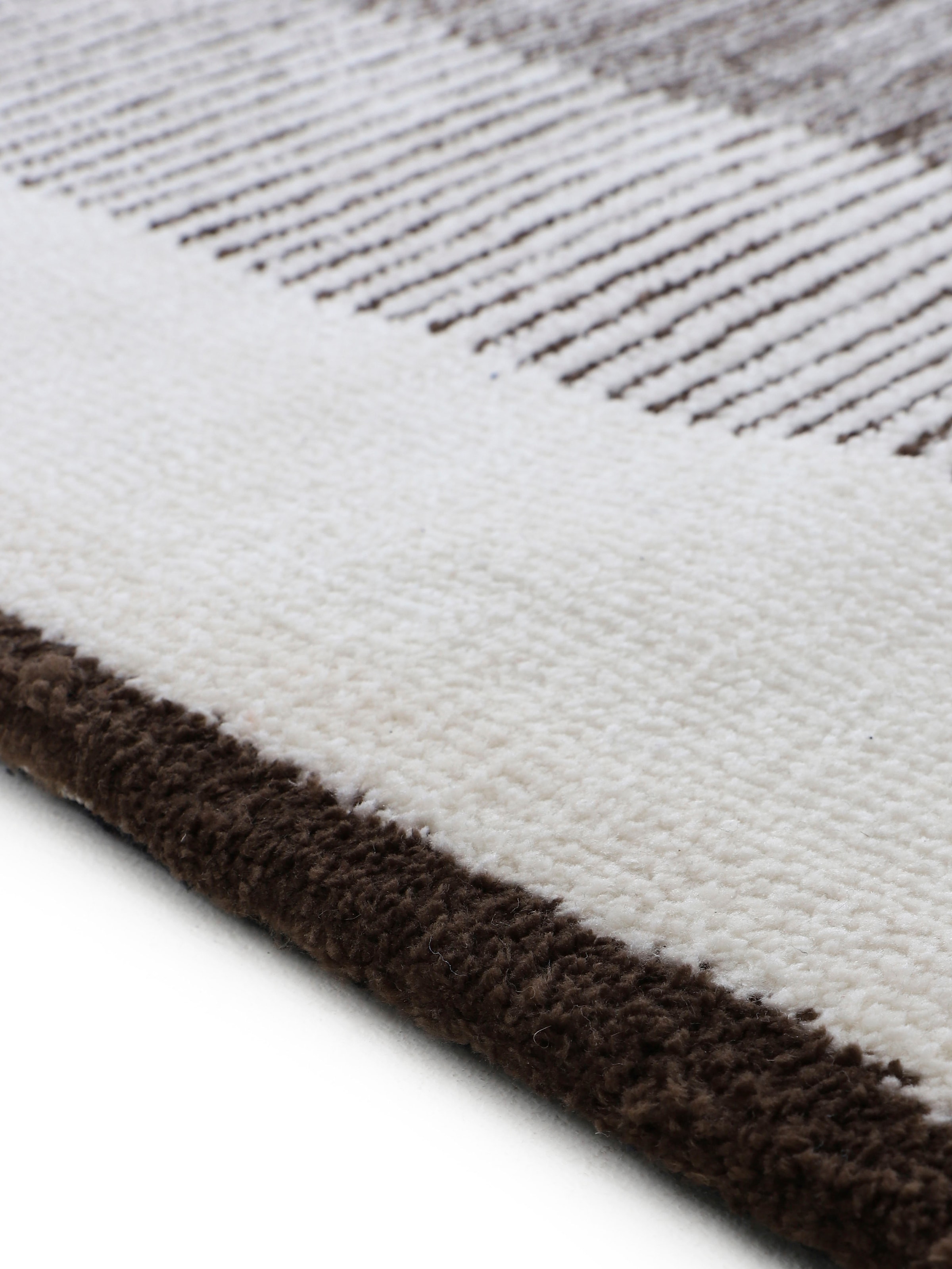 carpetfine Teppich »Holly 7«, rechteckig, 12 mm Höhe, geometrisches Design, gestreift, Hoch Tief Struktur