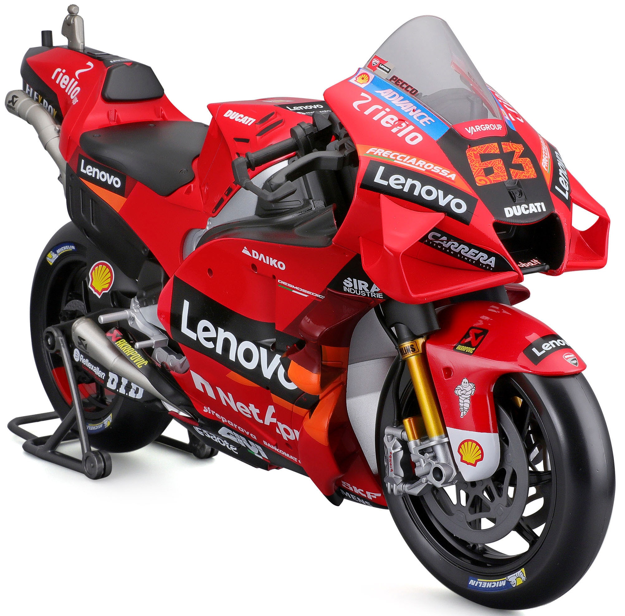 Sammlerauto »Moto GP Ducati Lenovo ´22, #63 Francesco Bagnaia«, 1:6