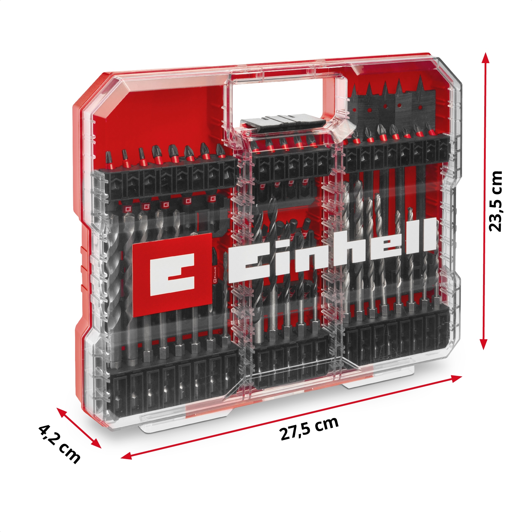 Einhell Bohrer- und Bitset »XL-CASE« 95-tlg.
