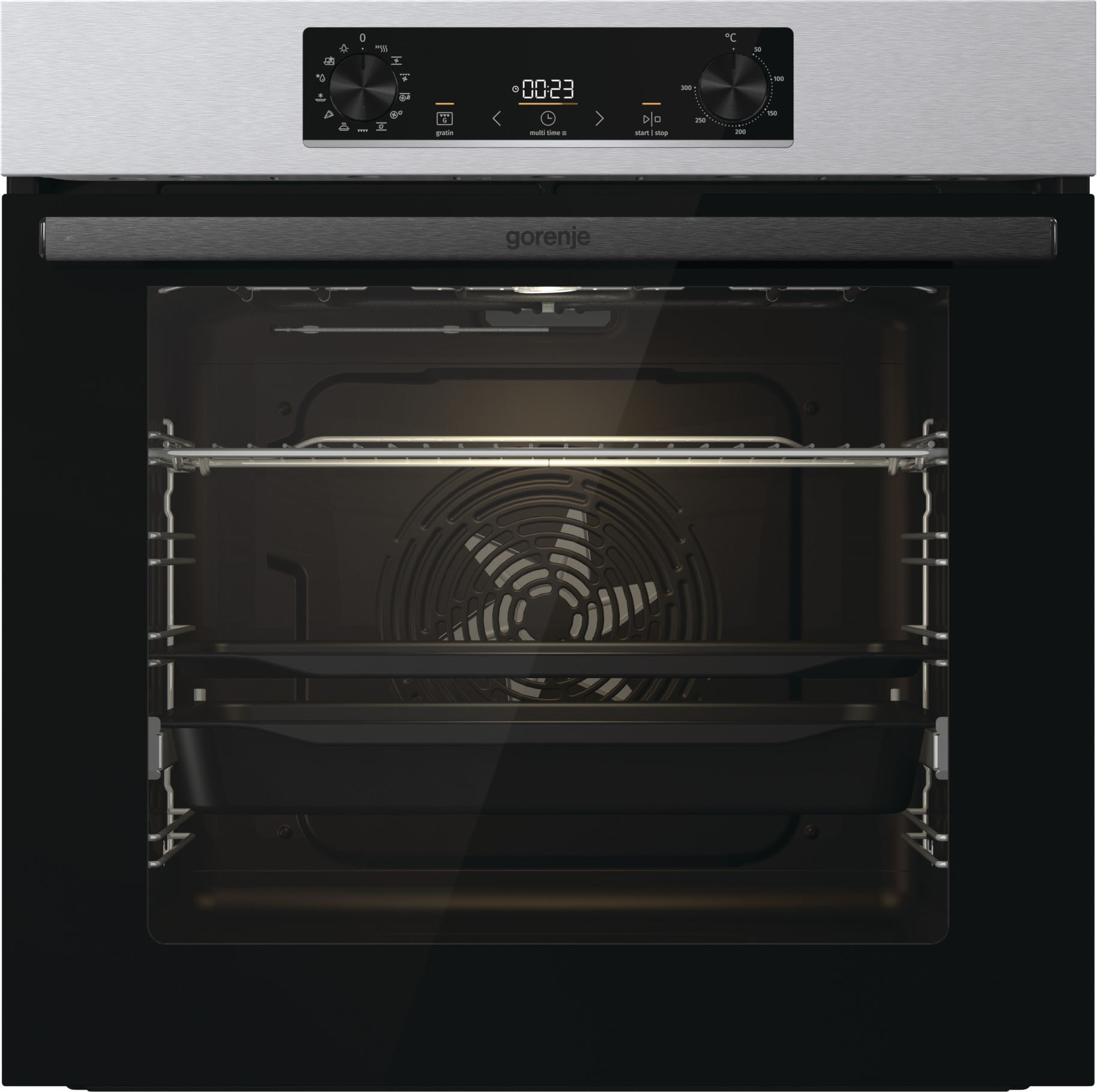 GORENJE Backofen-Set »Pacific Backofen-Set Basic Induktion 2021«, Pacific Backofen-Set Basic Induktion 2021, mit 1-fach-Teleskopauszug, Aqua Clean, (Set, 2 St.), AirFry Backofen & Induktionskochfeld