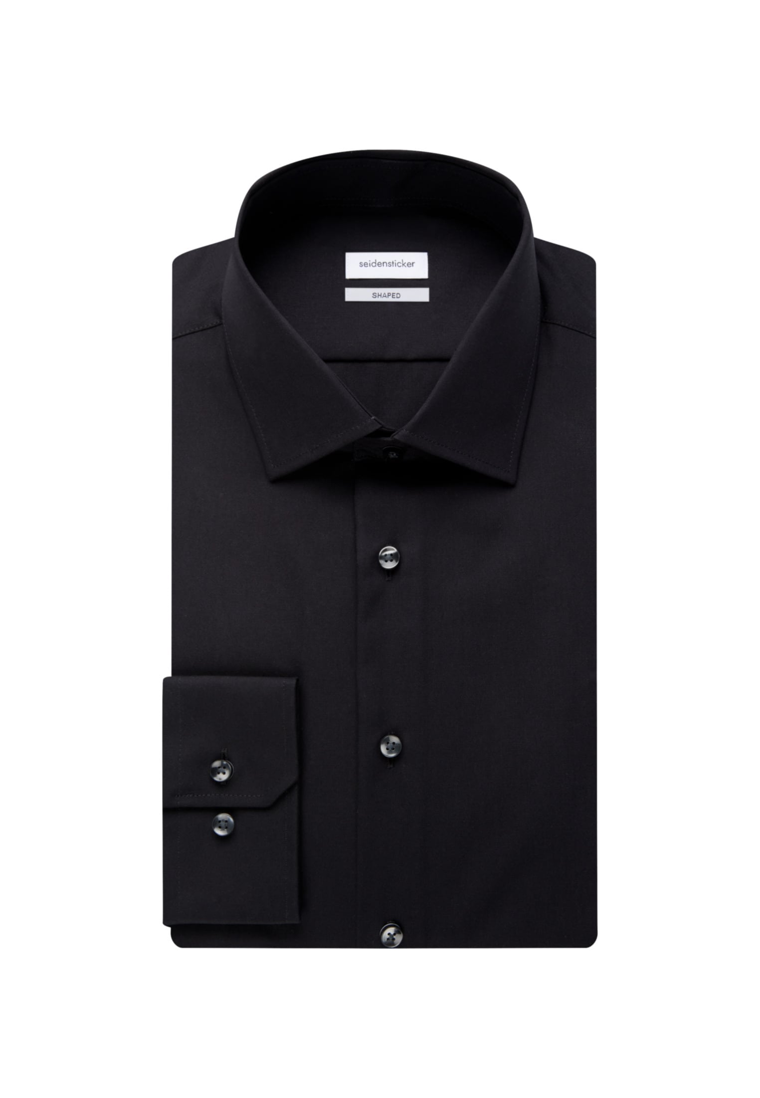 seidensticker Businesshemd »Schwarze Rose«, Shaped Kentkragen Uni
