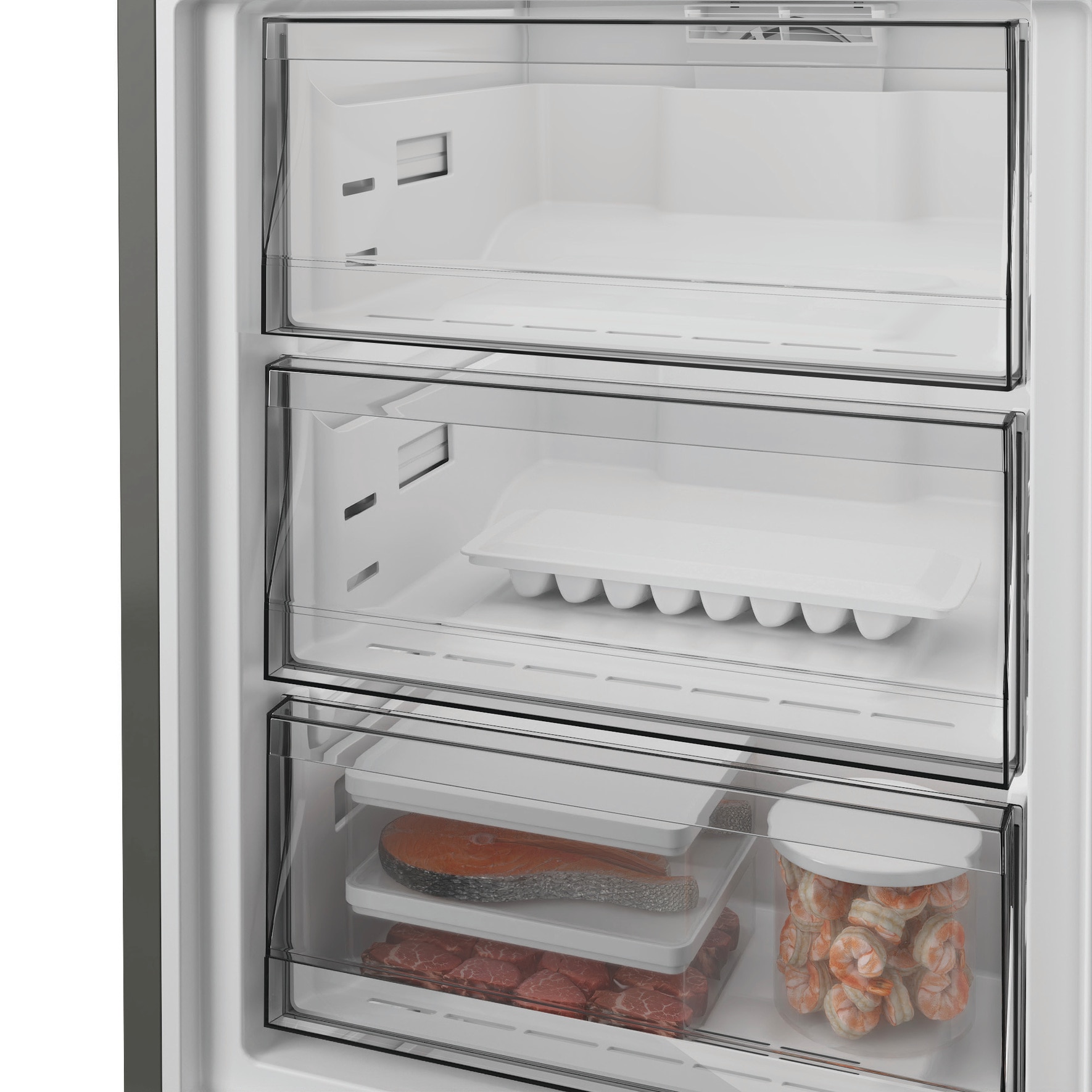BAUKNECHT Kühl-/Gefrierkombination »KGDNF 20CD BL« 203,5 cm hoch 59,5 cm breit FreshShield