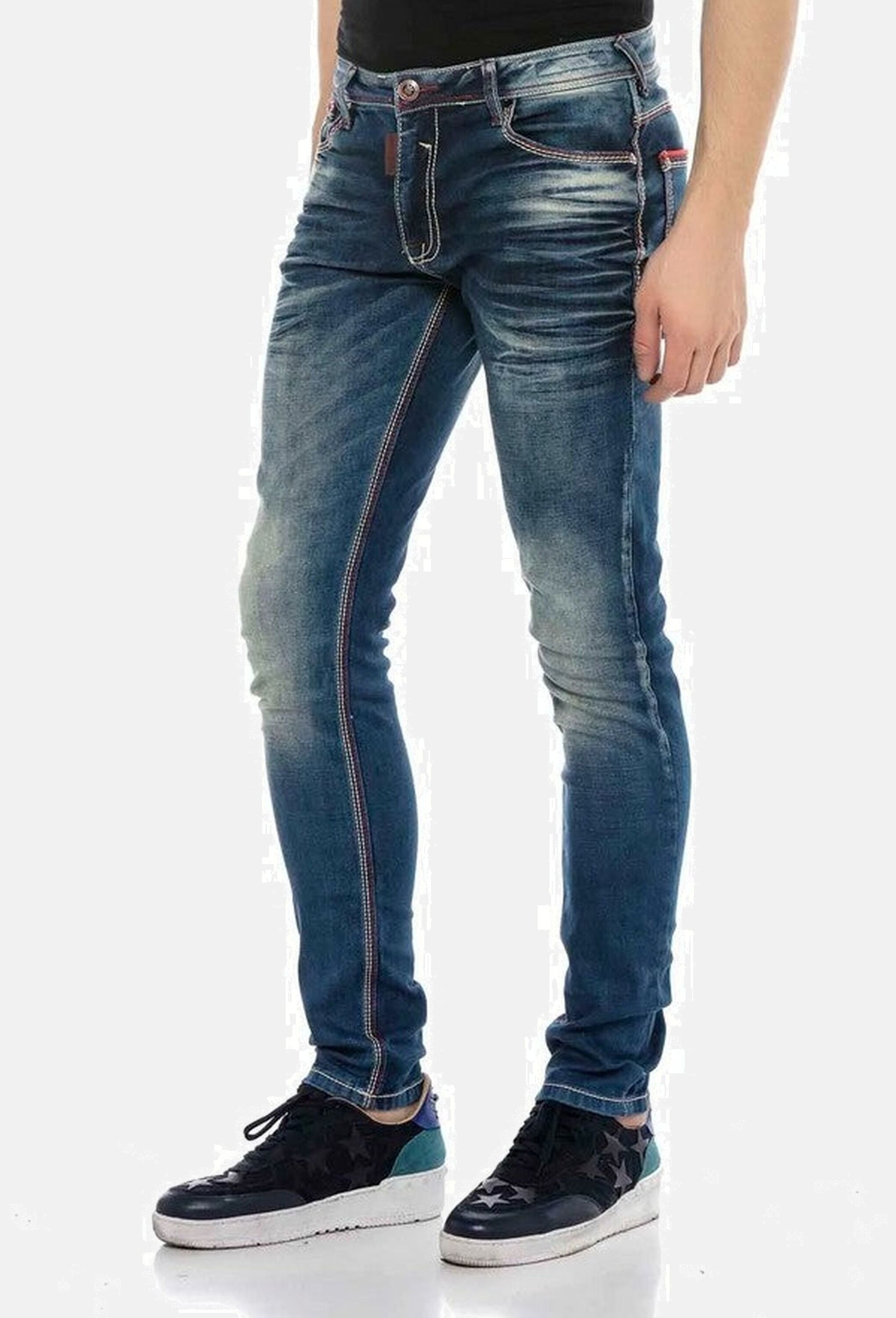 Cipo & Baxx Straight-Jeans »Cipo & Baxx Jeans« im Straight Fit-Schnitt, CD557