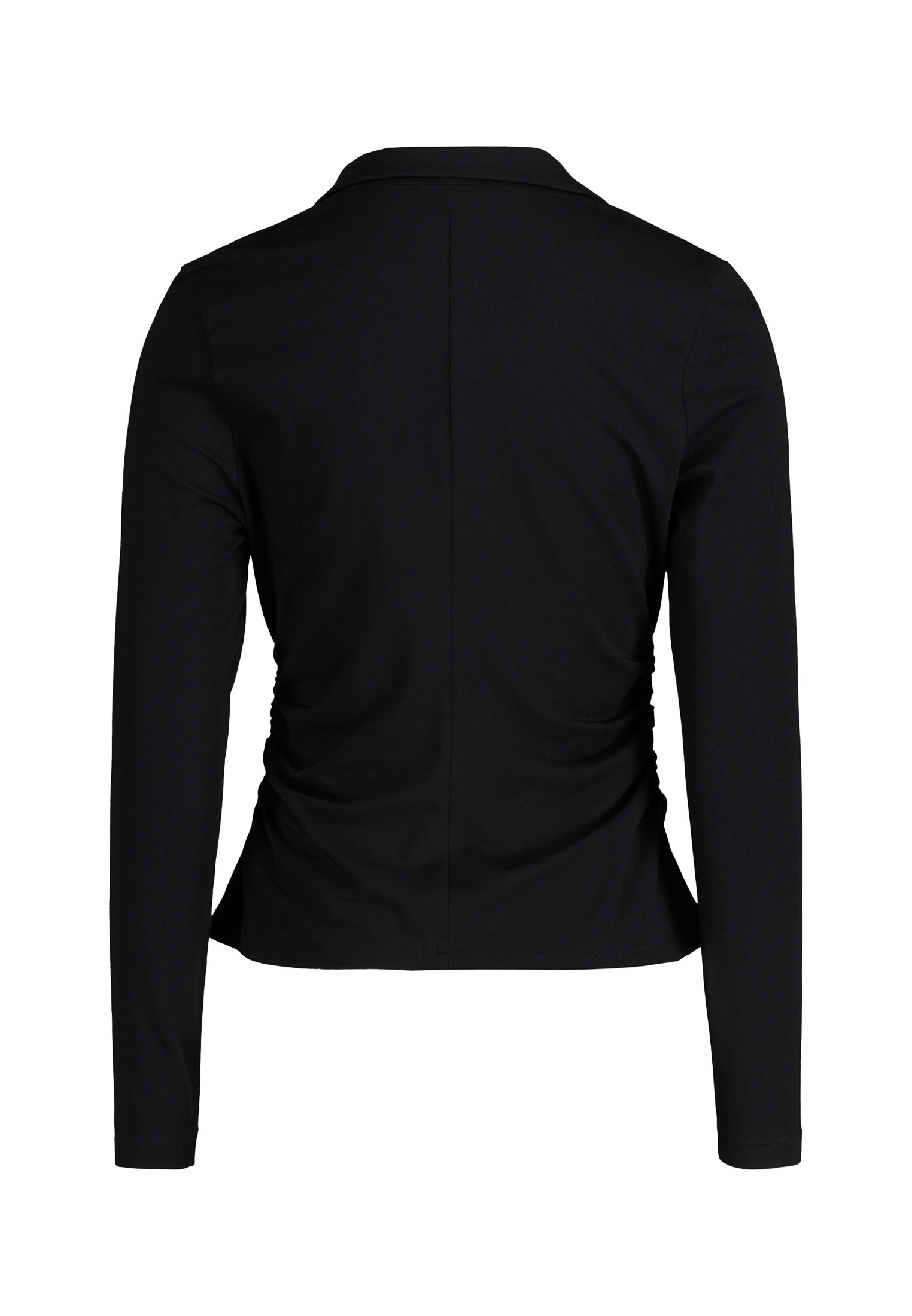 Zero Langarmshirt »Shirt mit Knopfleiste«