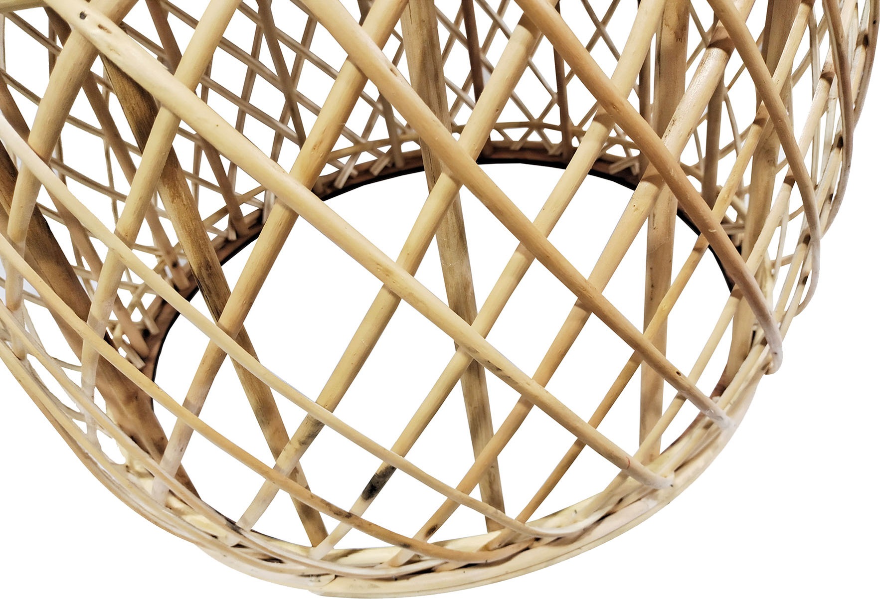 Kayoom Beistelltisch »Rattan Tisch Massa 125, Beistelltisch mit Hingucker-Qualität«, (1 St.), Bohostyle, Handgemacht, Naturmaterial, zeitlose Erscheinung