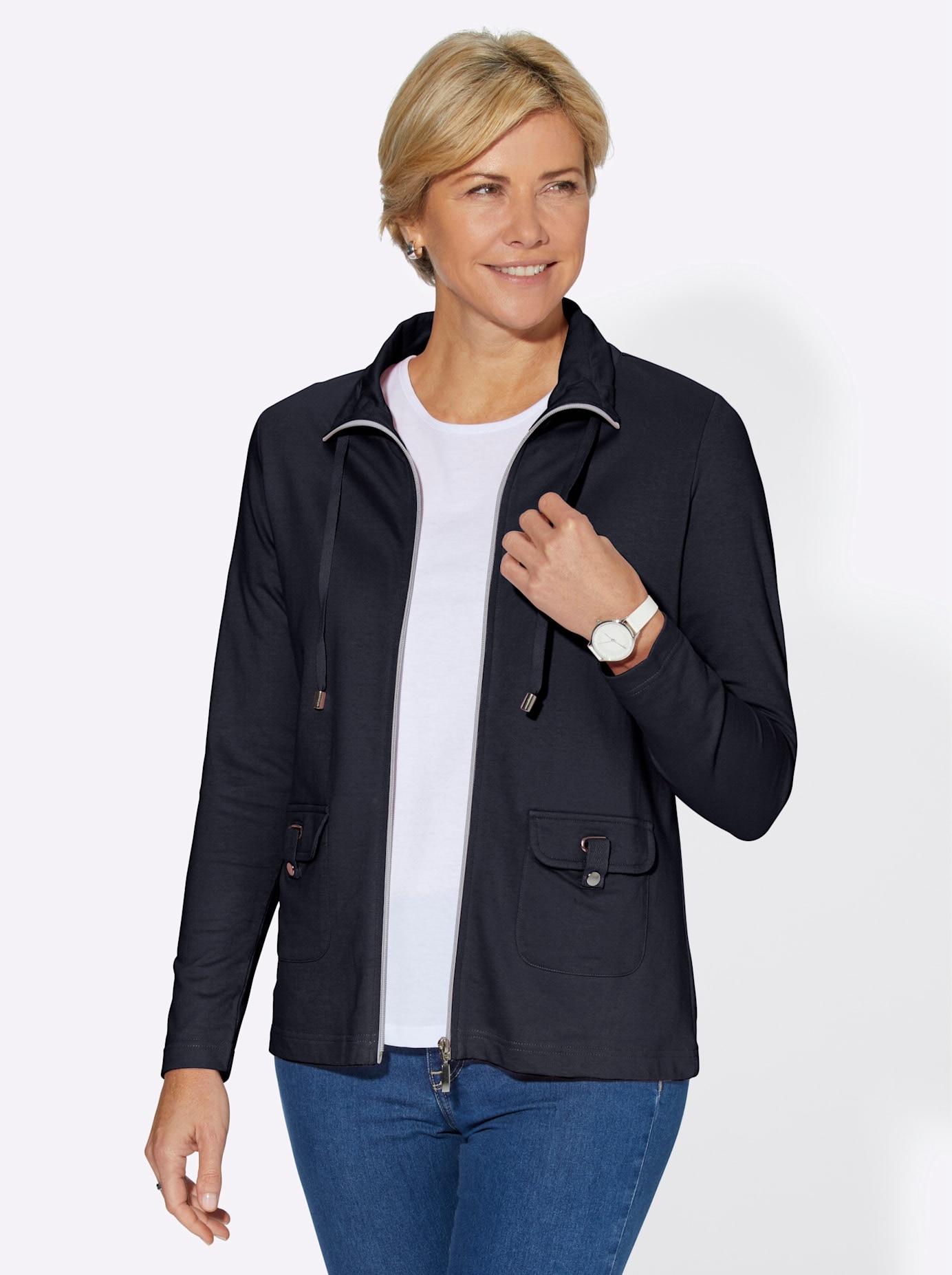 Casual Looks Shirtjacke »Shirtjacke«, (1 tlg.)