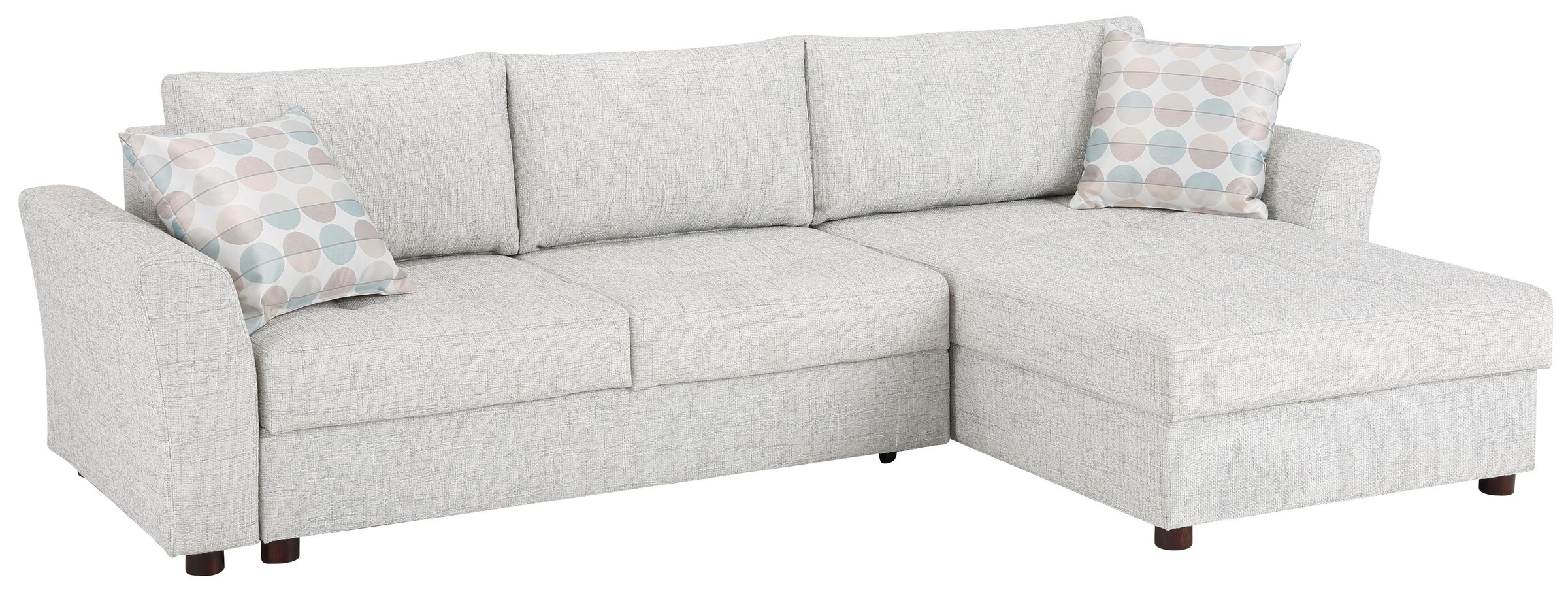 Home affaire Ecksofa »Torben L-Form«, inkl. Bettfunktion und Bettkasten, mit Federkern
