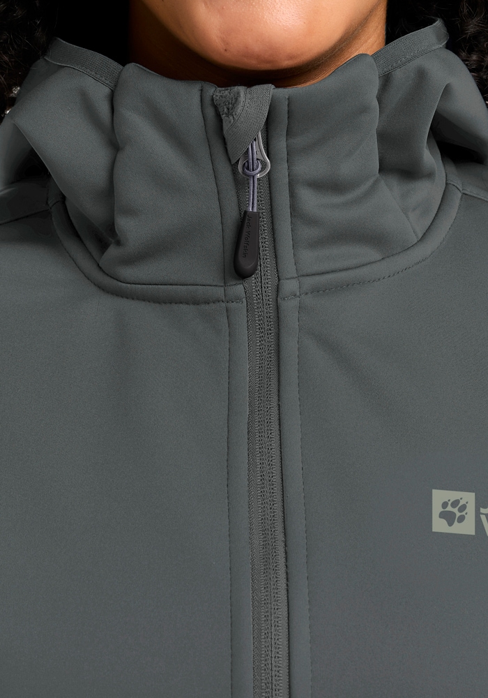 Jack Wolfskin Softshelljacke »WINDHAIN HOODY W«, mit Kapuze