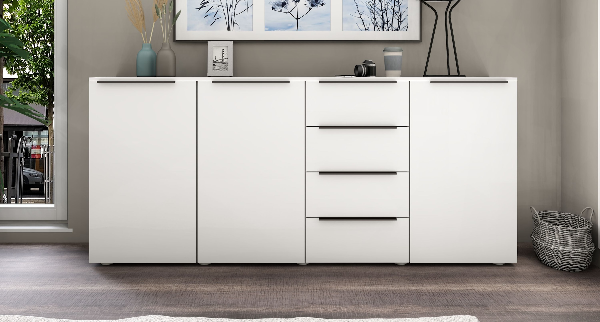 borchardt Möbel Highboard »Tom«, Breite 200 cm