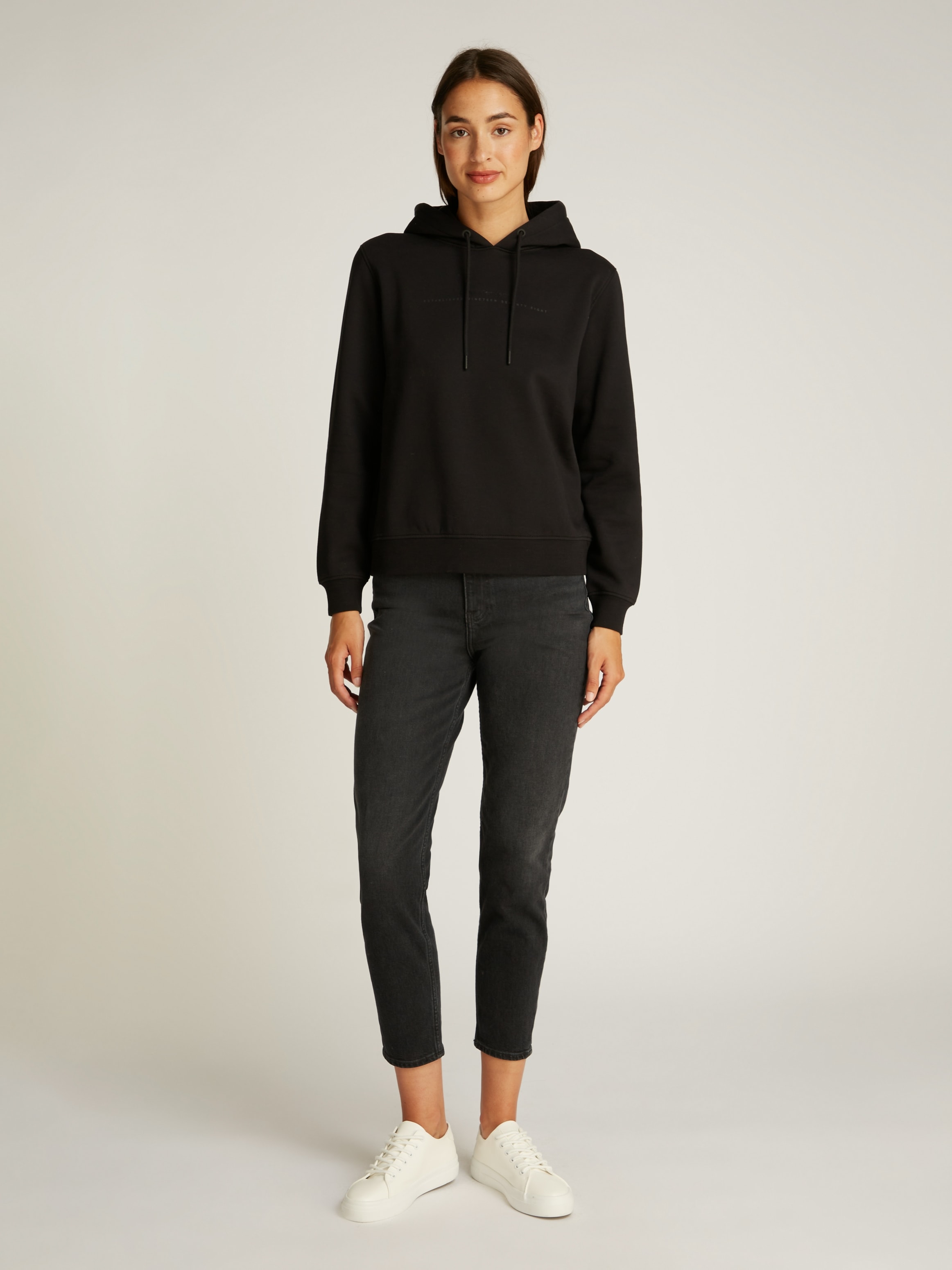 Calvin Klein Jeans Sweatshirt »INSTITUTIONAL GRAPHIC REG HOODIE«, mit Logodruck