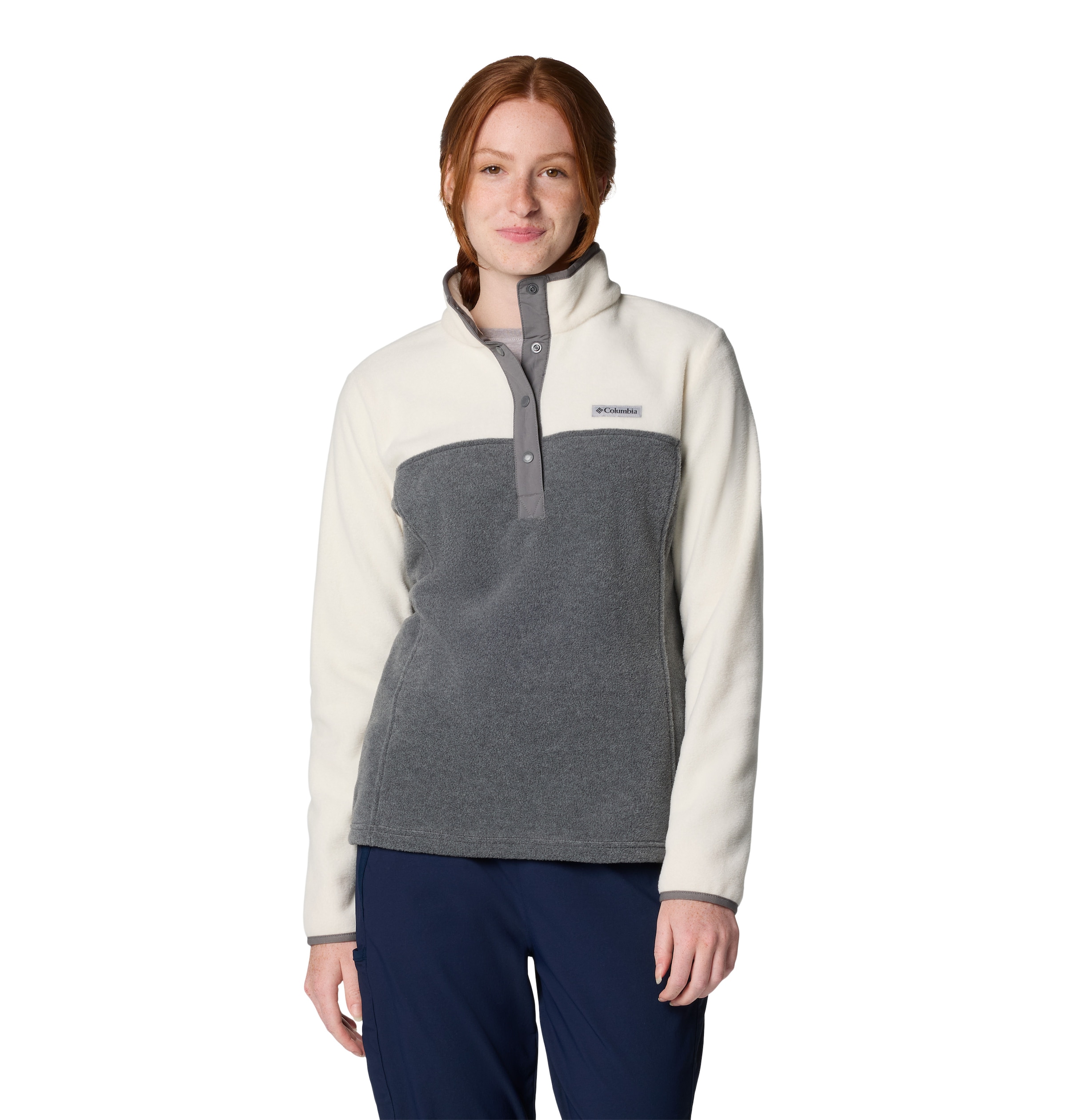 Columbia Fleecepullover »BENTON SPRINGS 1/2 SNAP PULL OVER II«, (1 tlg.)