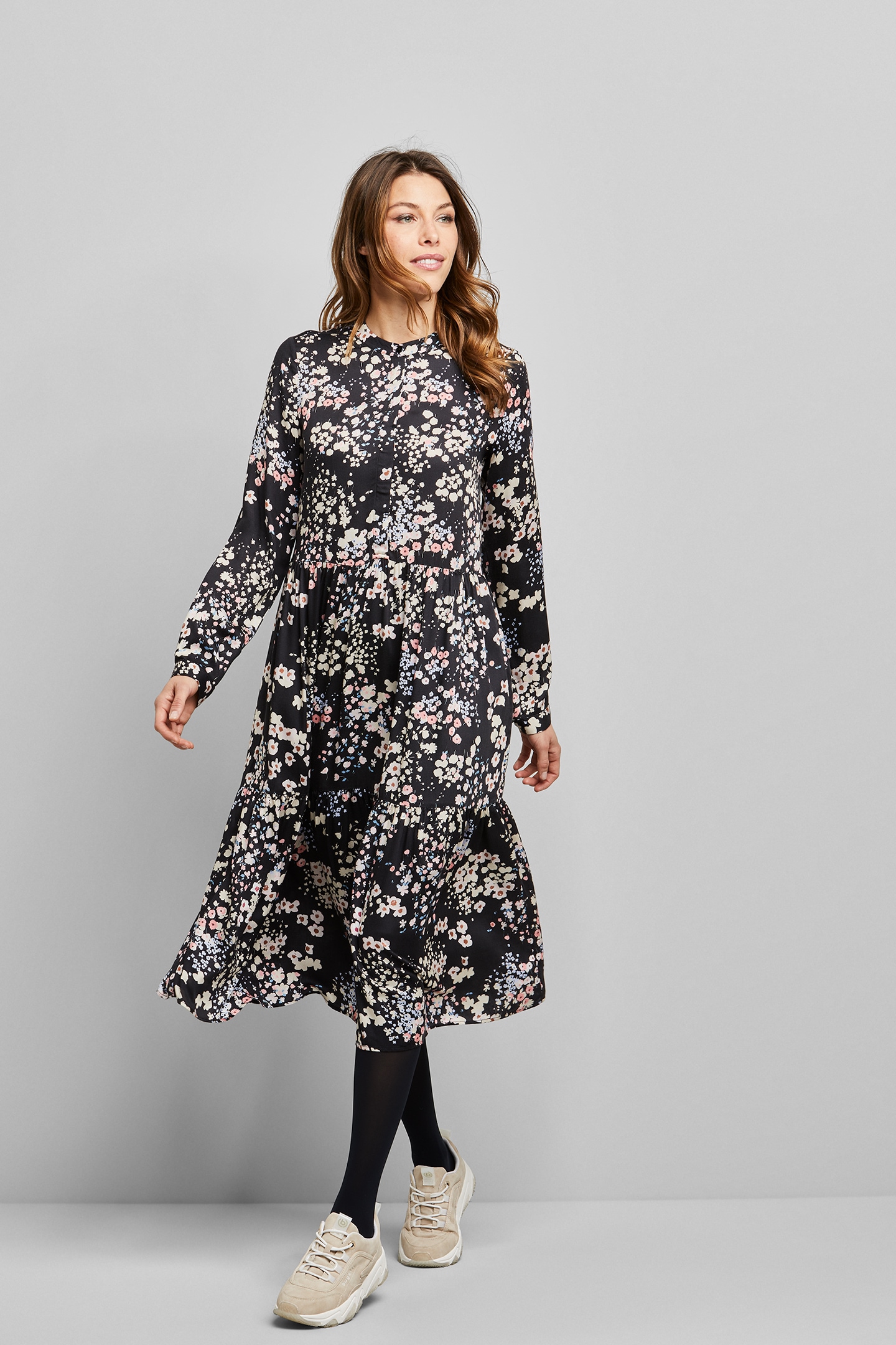 bugatti Blusenkleid, mit angesagtem floralen Print bei ♕ | Druckkleider