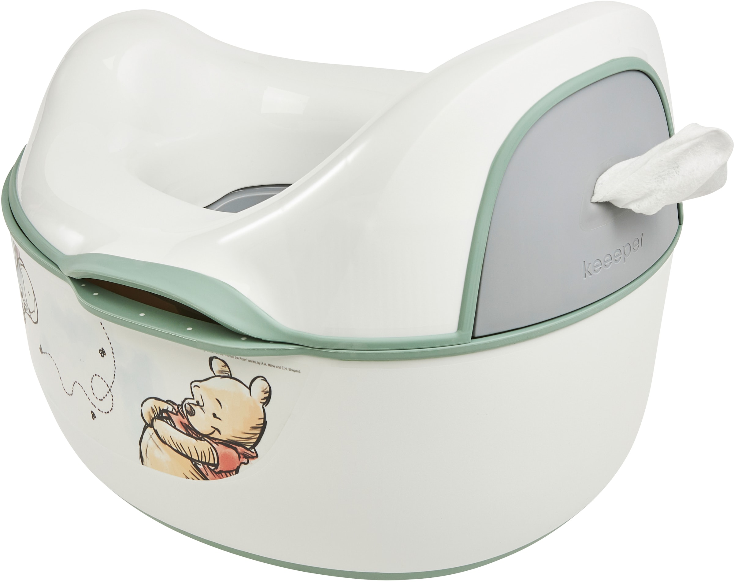 keeeper Toilettentrainer »kasimir babytopf deluxe 4in1, winnie nordic white«, Made in Europe, FSC® - schützt Wald - weltweit