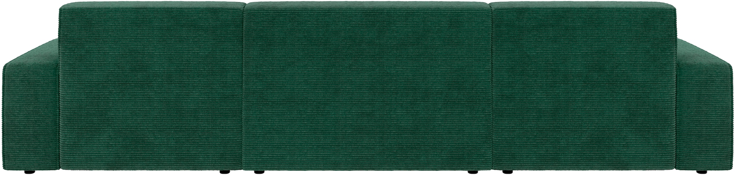 TRENDMANUFAKTUR Wohnlandschaft »Graz, wahlweise mit Sitzvorschub und Bettkasten, U-Form, Breite 329 cm«, in Cord-, haustierfreundlichem LEO Struktur- oder LUMOS-3D-Bezug