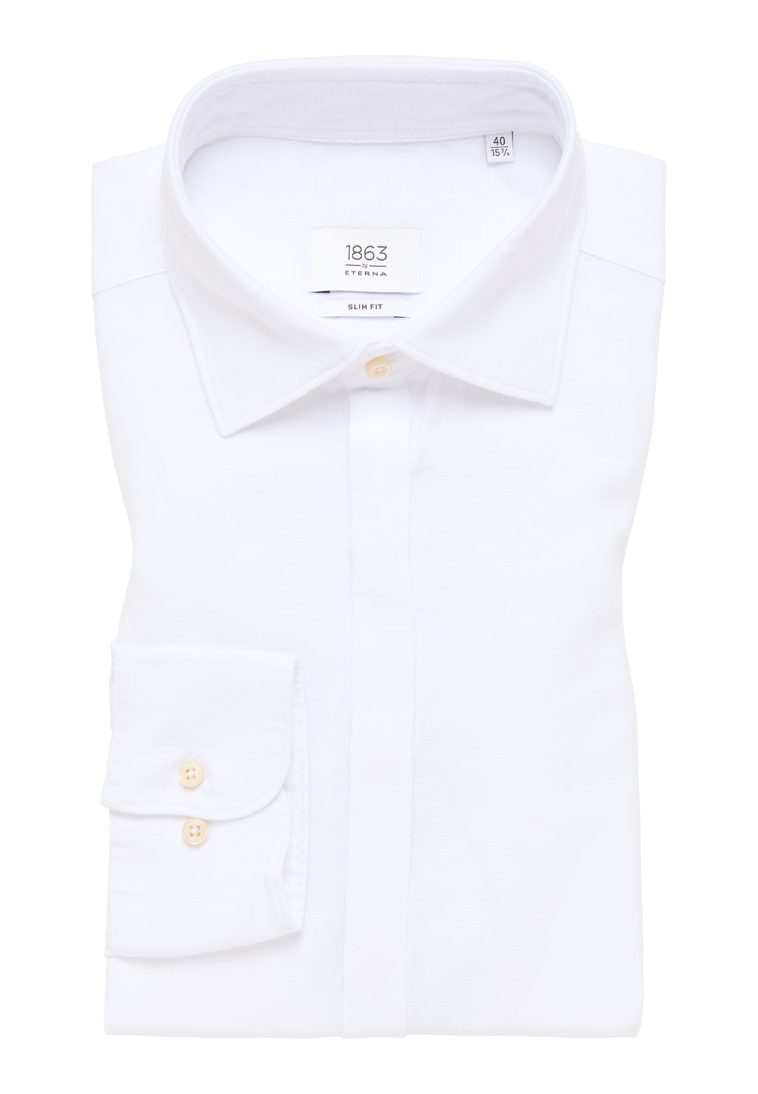Eterna Langarmhemd »SLIM FIT« EASY IRON (bügelleicht)