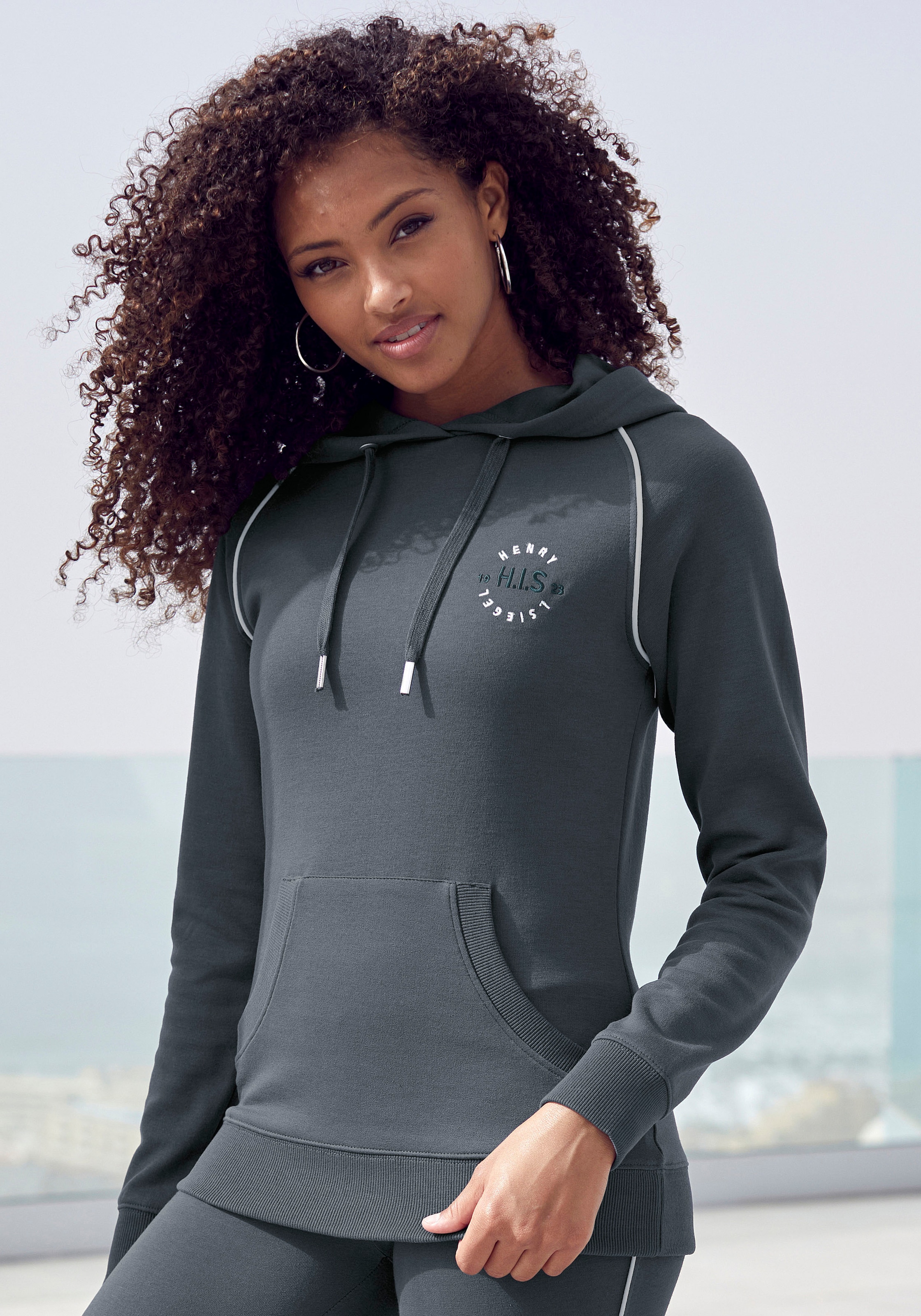 Hoodie, mit Kängurutasche, Loungewear, Loungeanzug