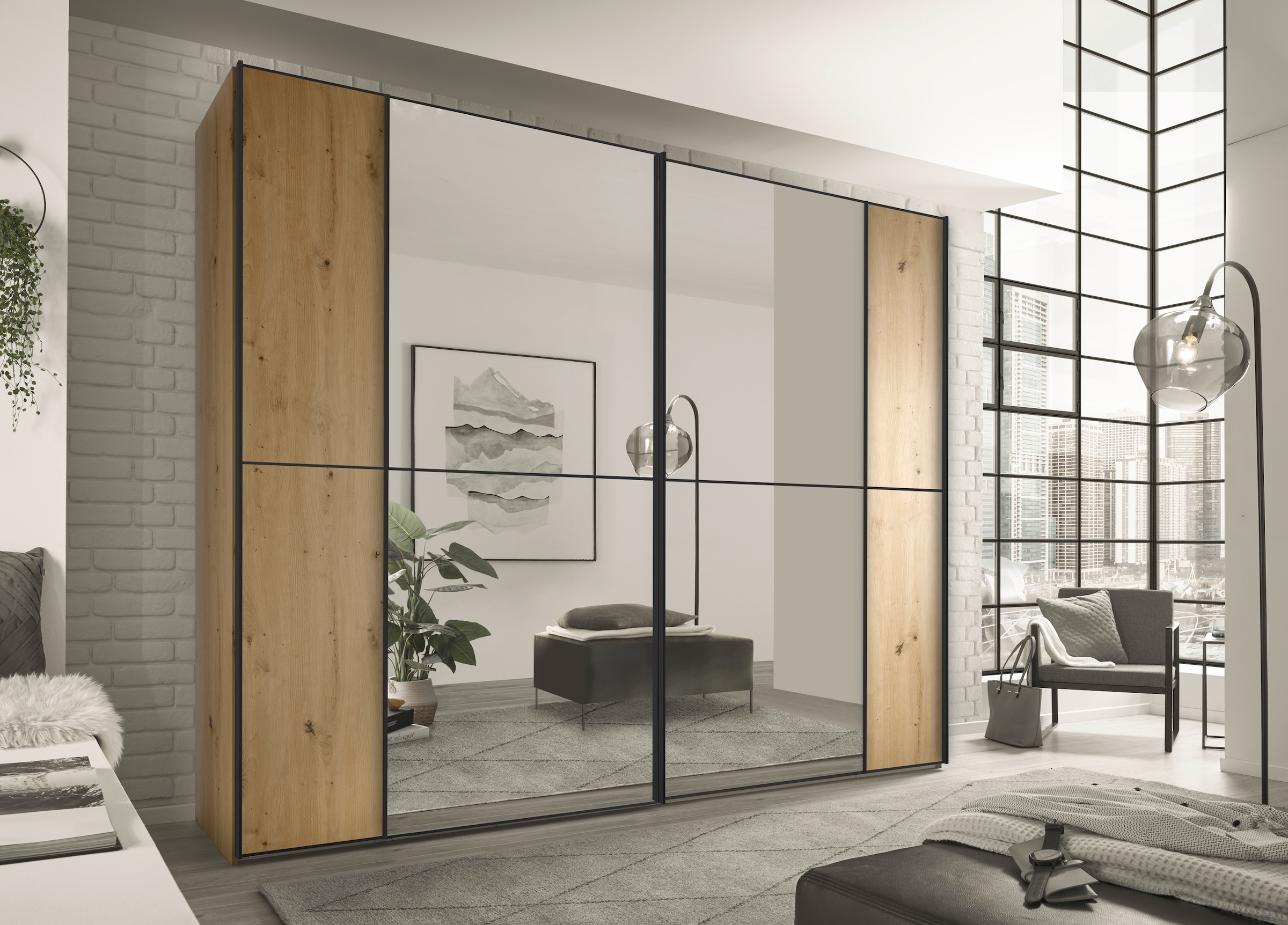 STAUD Schwebetürenschrank »Sonett 220G, Made in Germany« , mit vier verschiedenen Ausstattungsvarianten