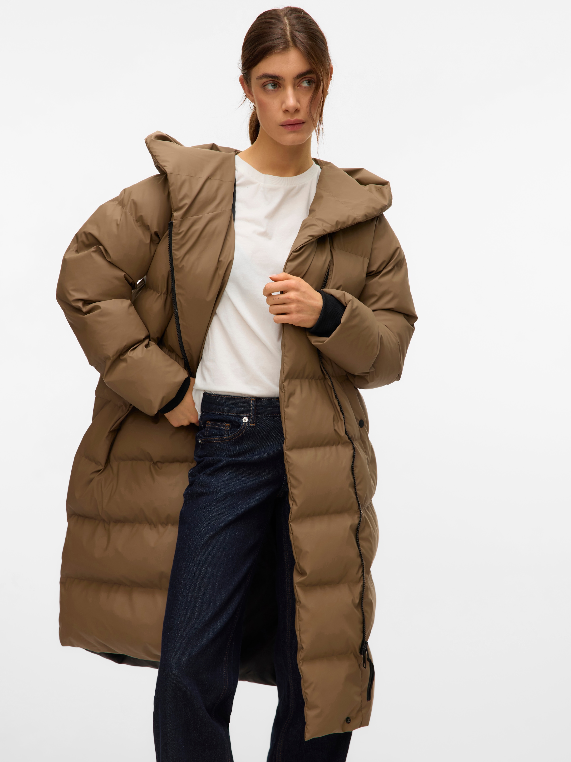 Vero Moda Steppmantel »VMMIRIAM LONG COATED COAT BOO«