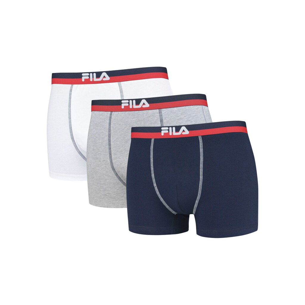 Fila Boxershorts, (Packung, 3 St.)