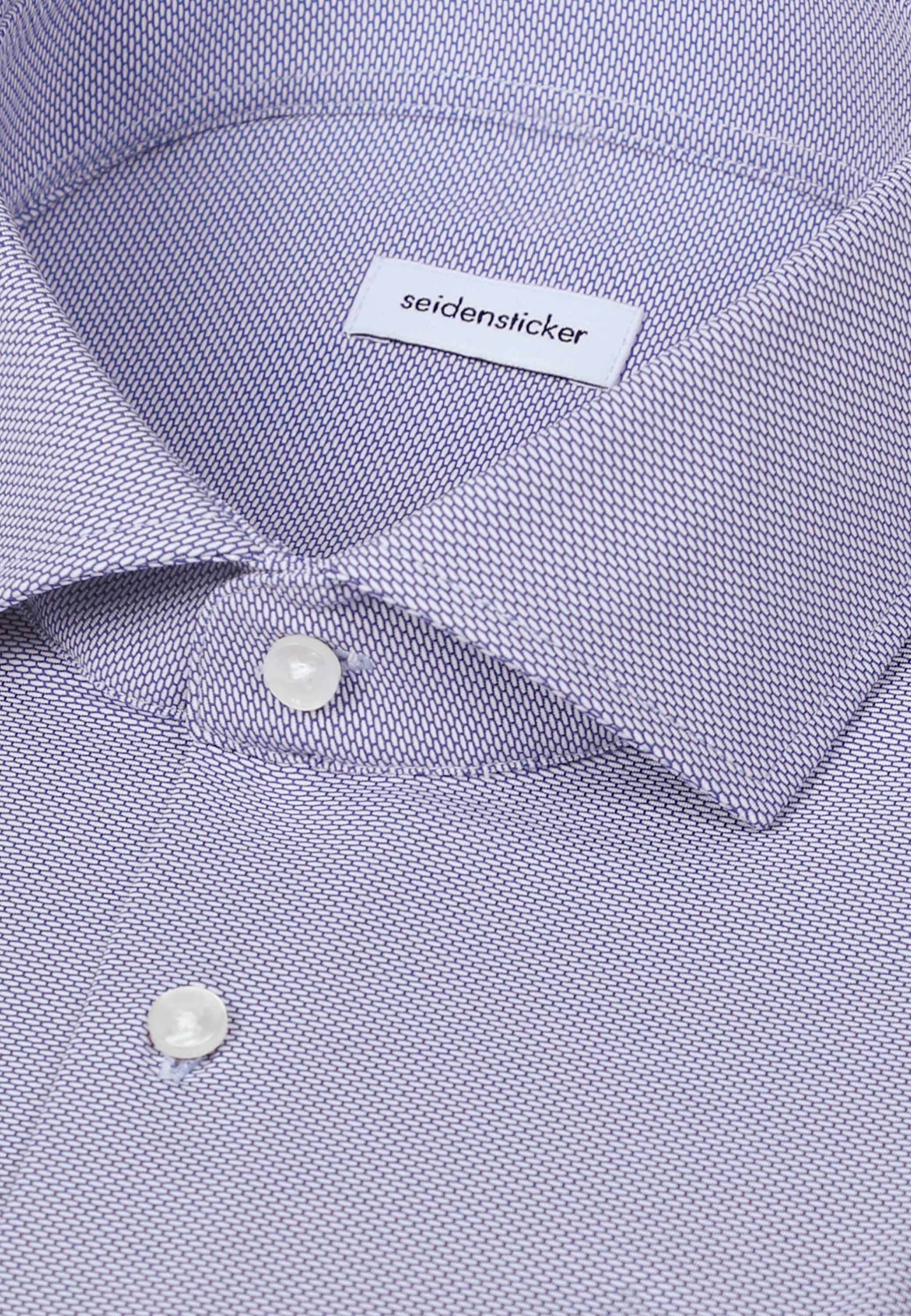 seidensticker Businesshemd »Schwarze Rose« Regular 1/1 Kentkragen Struktur
