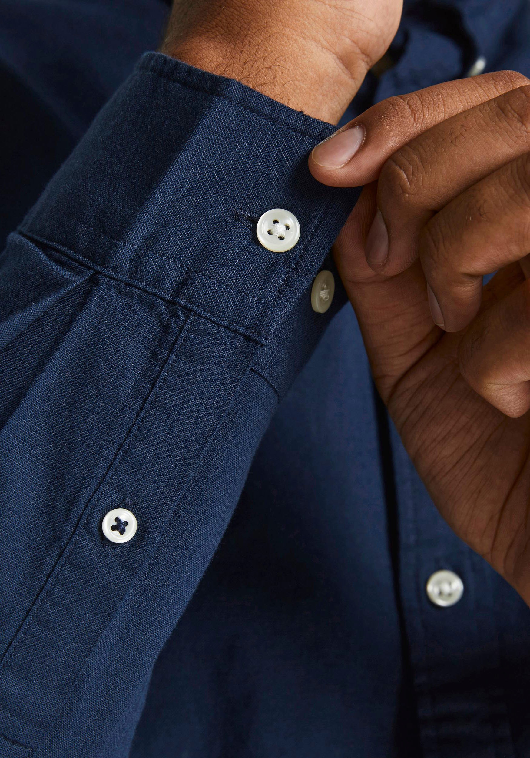 Jack & Jones PlusSize Langarmhemd »OXFORD SHIRT«