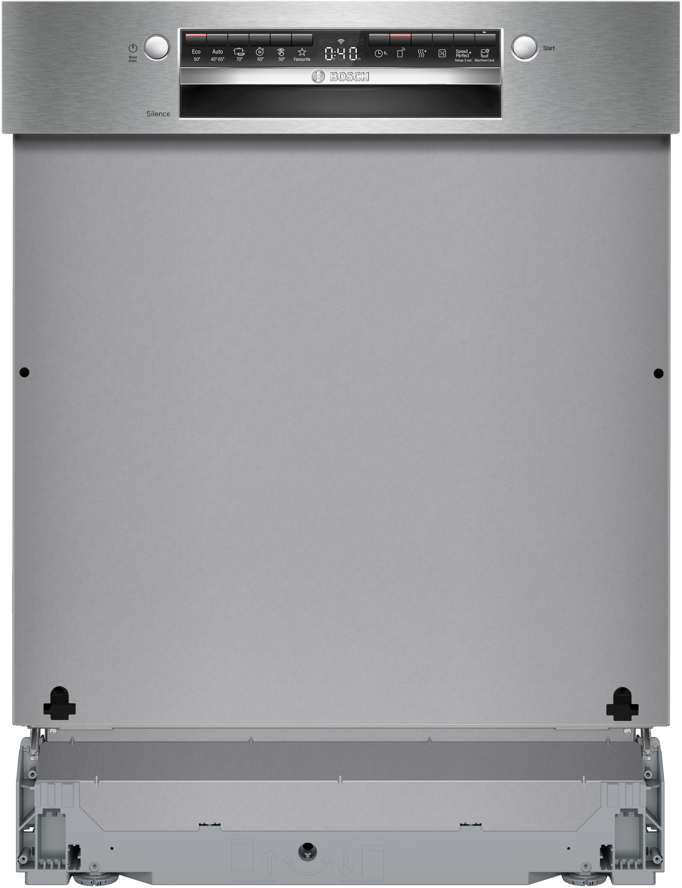BOSCH teilintegrierbarer Geschirrspüler Serie 4 »SMI4HVS14E« 14 tlg. Maßgedecke Mit 3-fach Rack Matic, flexible Körbe & Schubladen