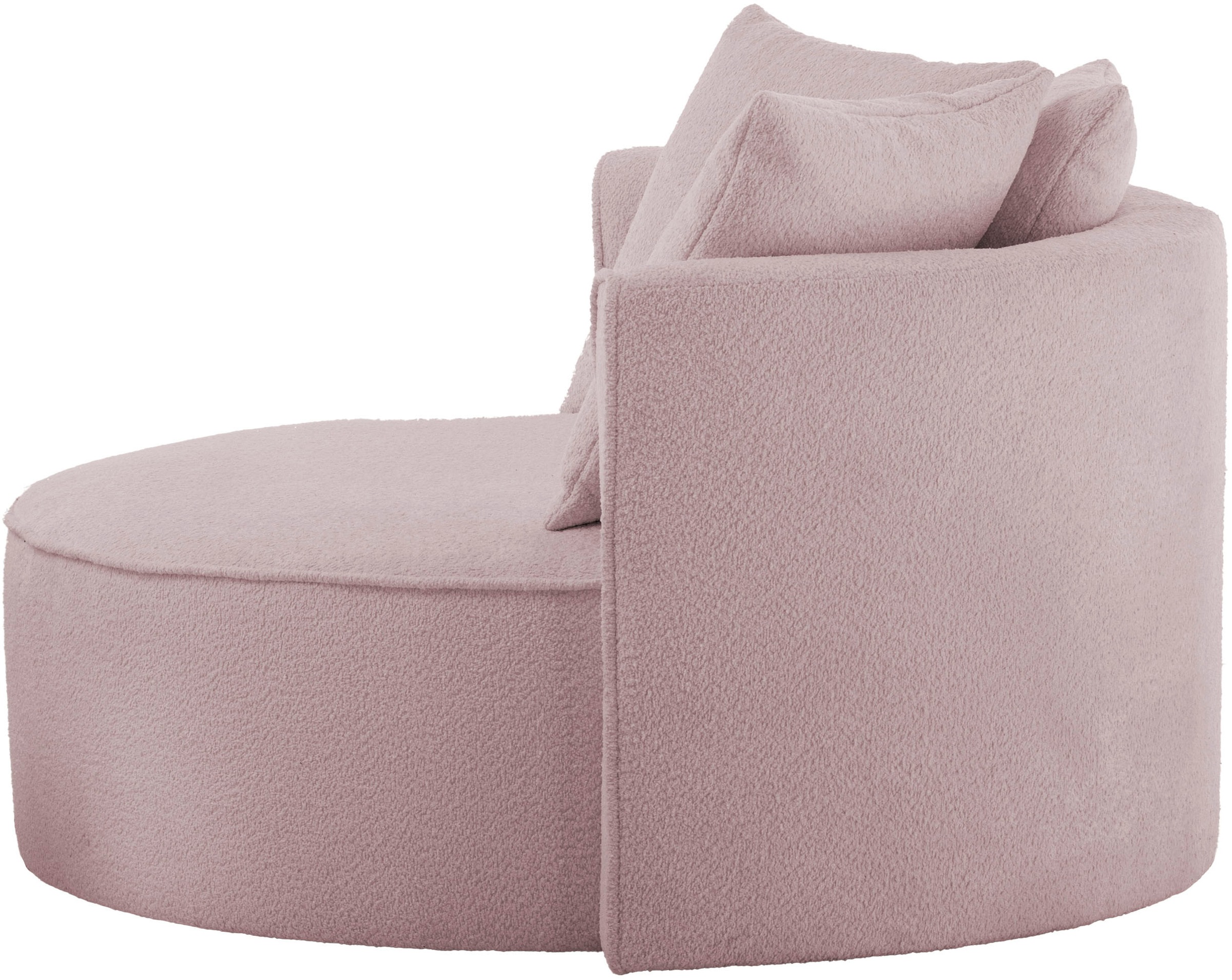 LeGer Home by Lena Gercke XXL-Sessel »ISALIE, Sessel in modernen Farben, Lesesessel, Loveseat, Big-Sessel«, trendige Stoffe, mit 3 Zierkissen, große Sitzfläche, Hocker optional
