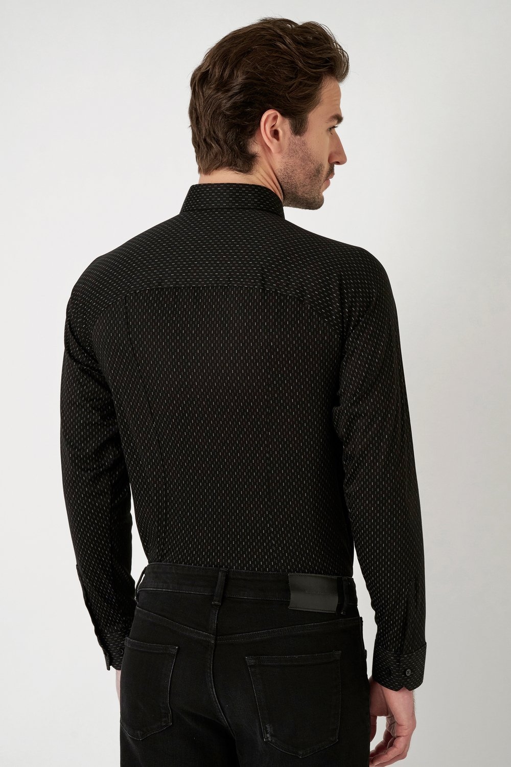 DESOTO Langarmhemd »Jerseyhemd Casual Kent«