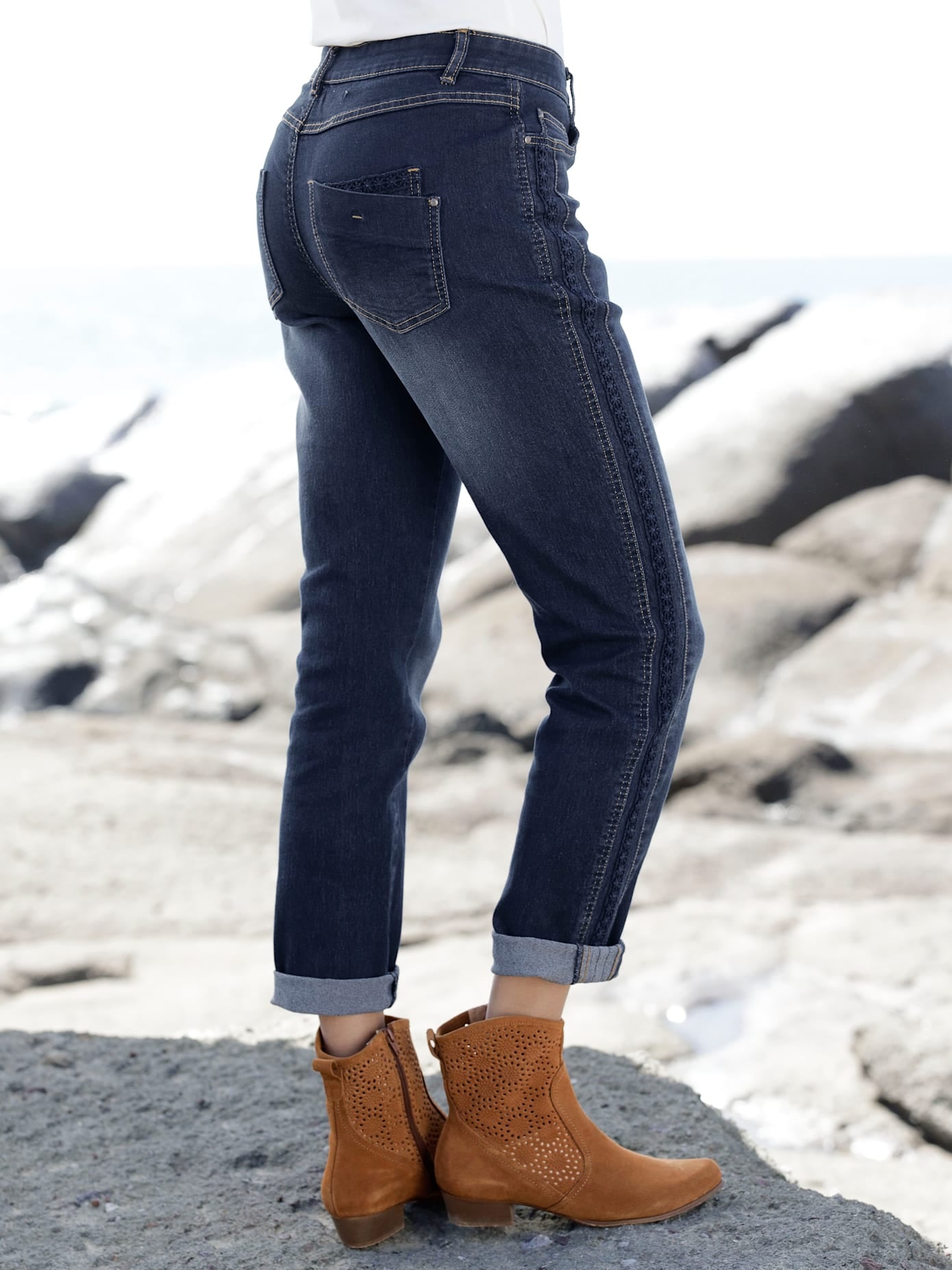 heine Boyfriend-Jeans, (1 tlg.)