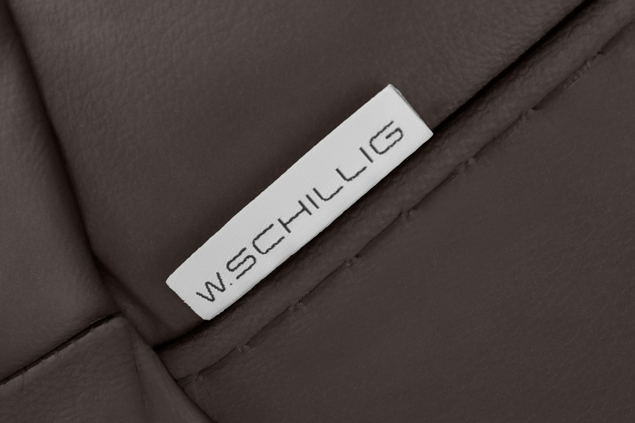 W.SCHILLIG 2-Sitzer »montanaa Designsofa mit erstklassigem Sitzkomfort, Federkern« mit Metallkufen in Schwarz pulverbeschichtet, Breite 192 cm