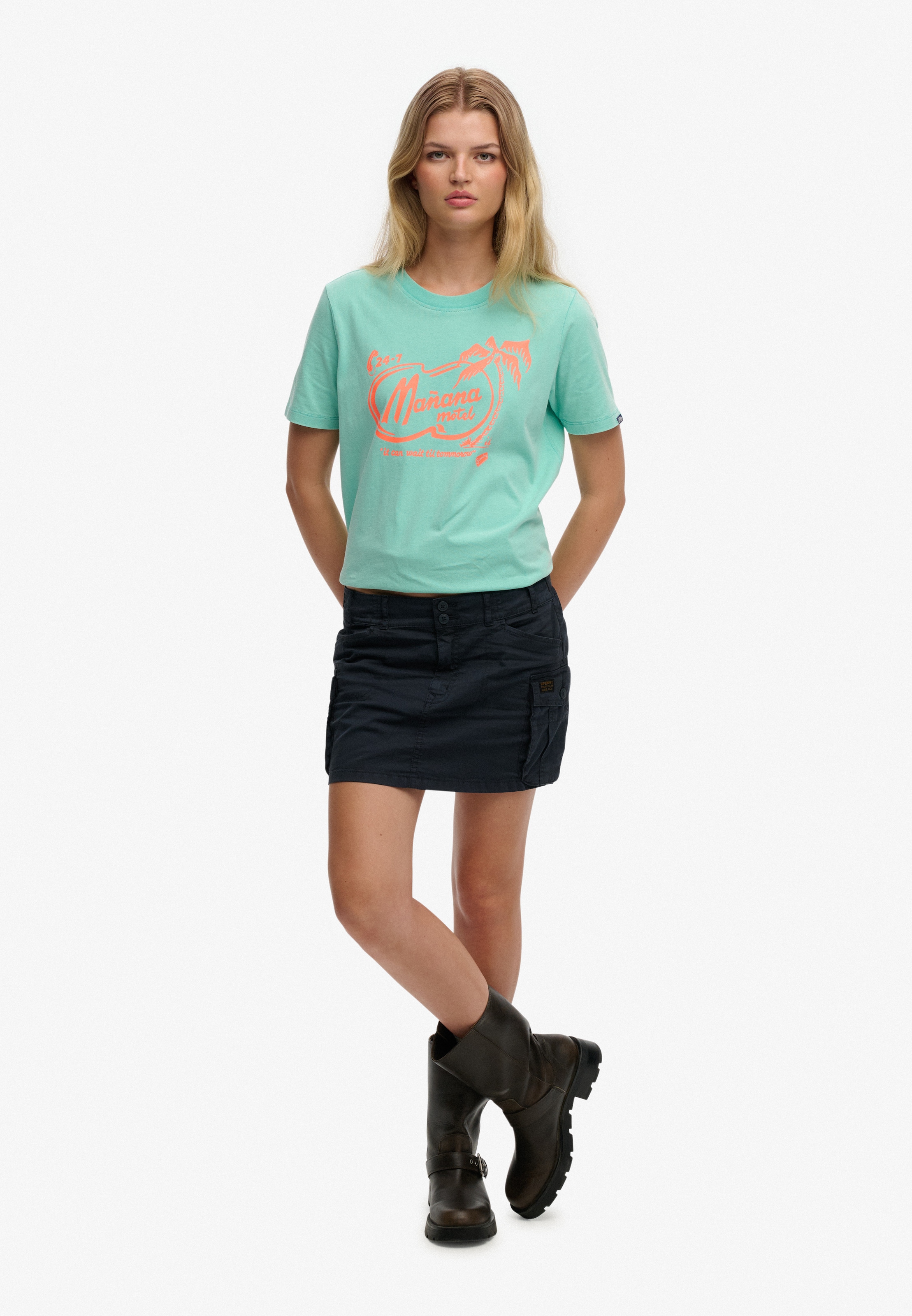 Superdry Print-Shirt »ROADSIDE TRADE RELAXED TEE«