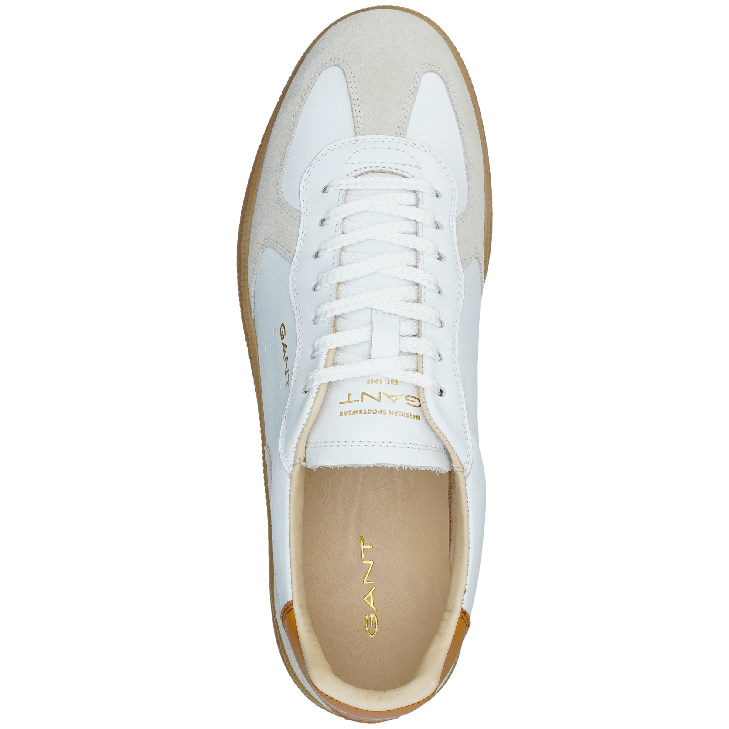 Gant Sneaker »Cuzmo«  Retro Sneaker, Schnürschuh mit wertiger Lederinnensohle