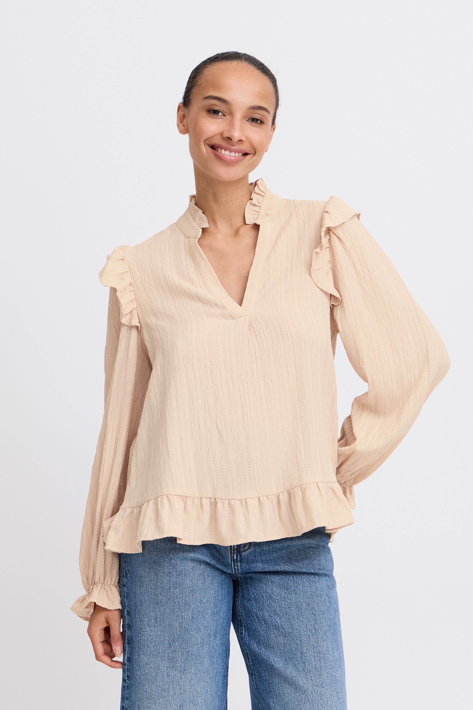 b.young Longbluse »Tunika BYJULIANA LS BLOUSE -«