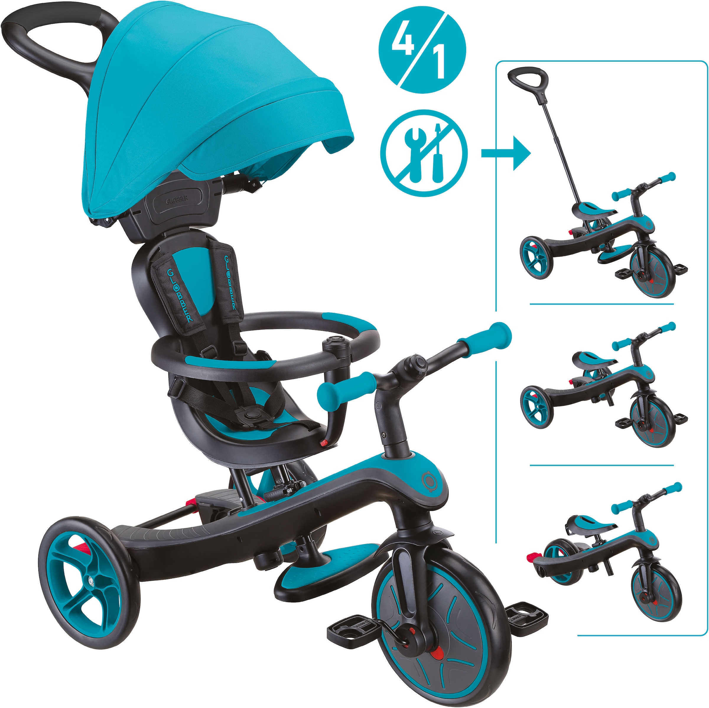 Globber Dreirad »EXPLORER TRIKE 4in1«