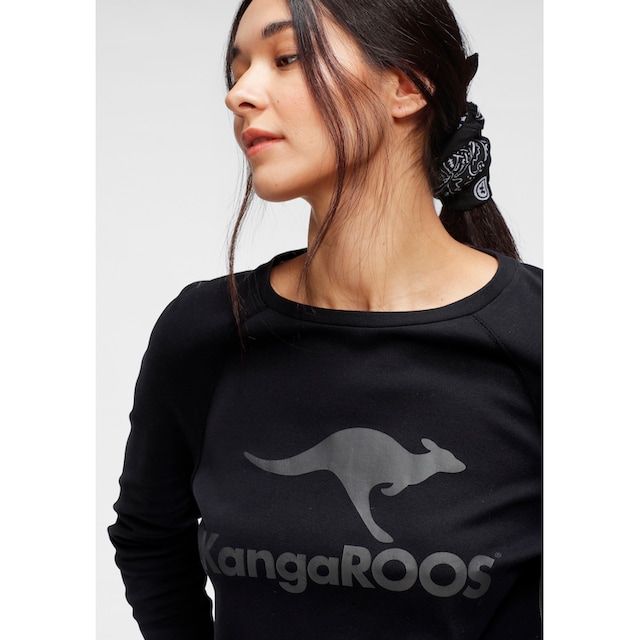 KangaROOS Sweater, mit großem Label-Print vorne bei ♕