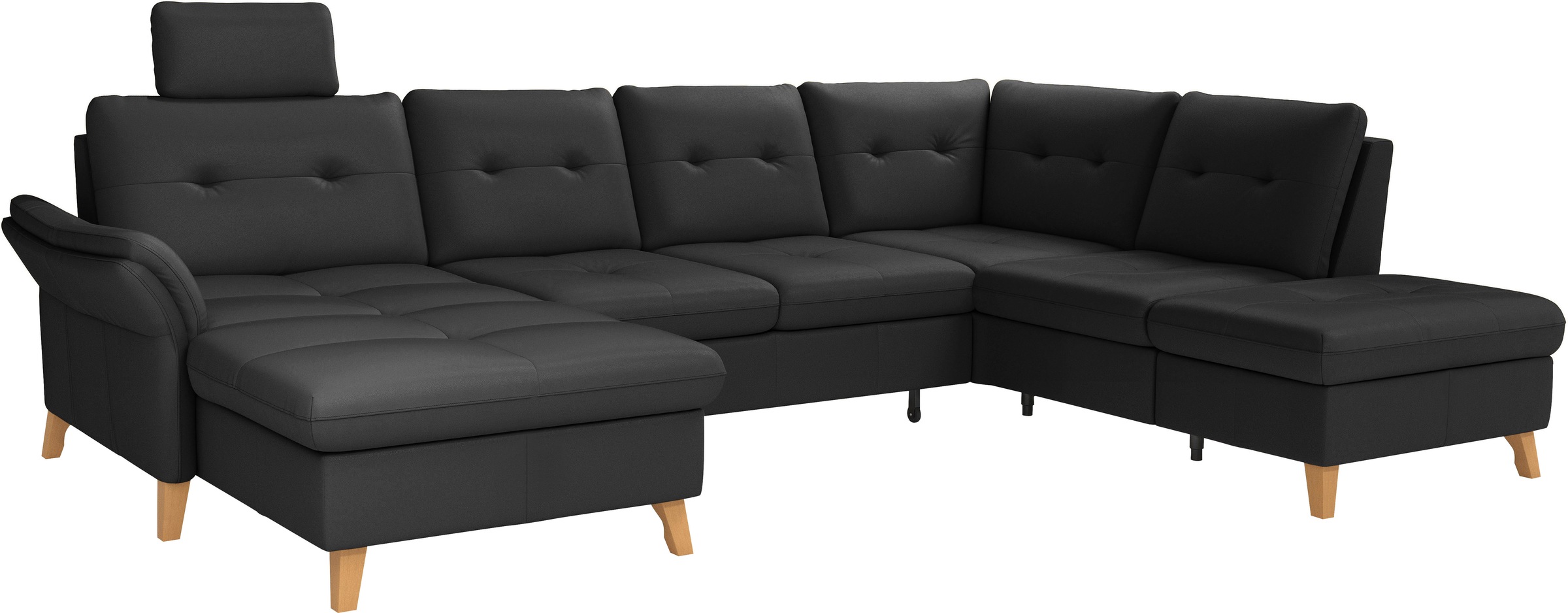 sit&more Wohnlandschaft »Göteborg«, inkl. Sitztiefenverstellung, wahlweise mit Bettfunktion & Bettkasten