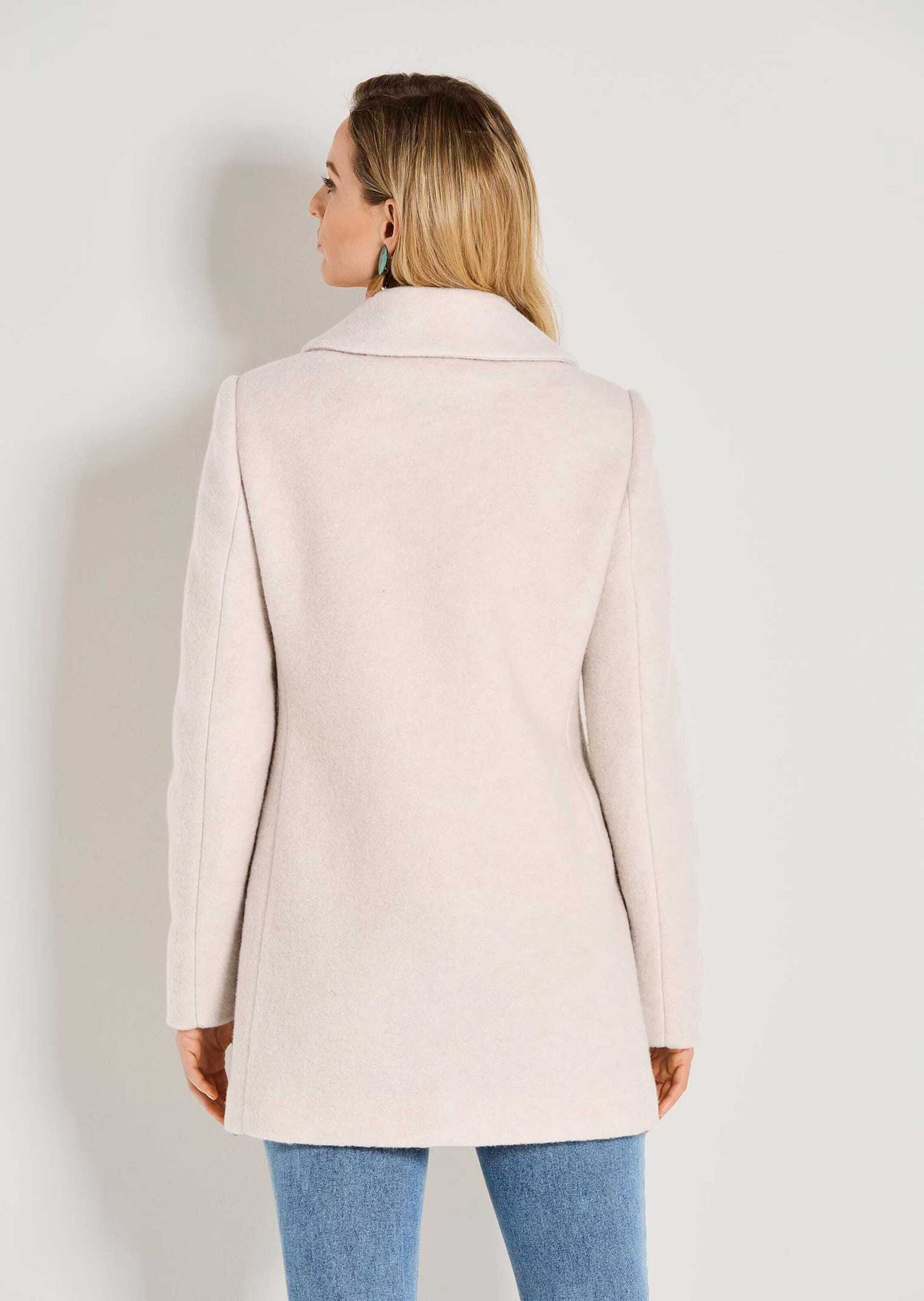 MADELEINE Langmantel »Wollmantel Eleganter Damenmantel aus Wolle«